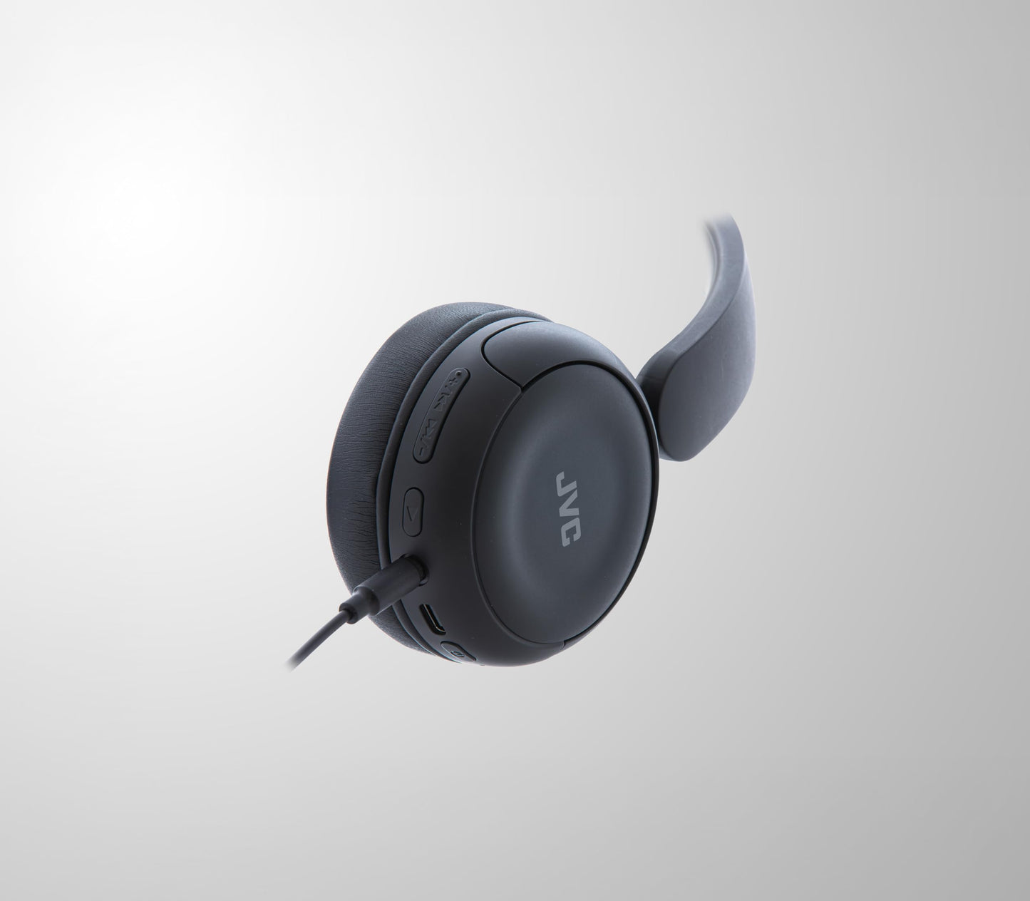 JVC - ON-Ear Wireless Headphones with Bluetooth 5.3 HAS59WB - Black