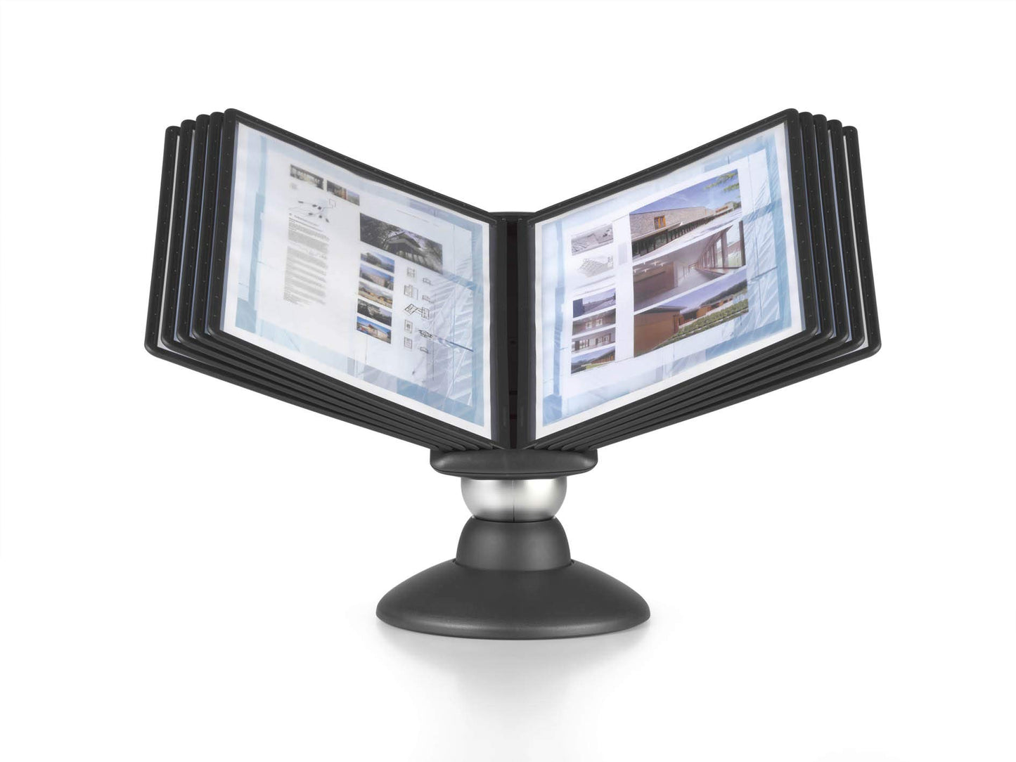 DURABLE Motion Reference System, 10 Double-Sided Panels, Letter-Size, Black, SHERPA Design (553901)