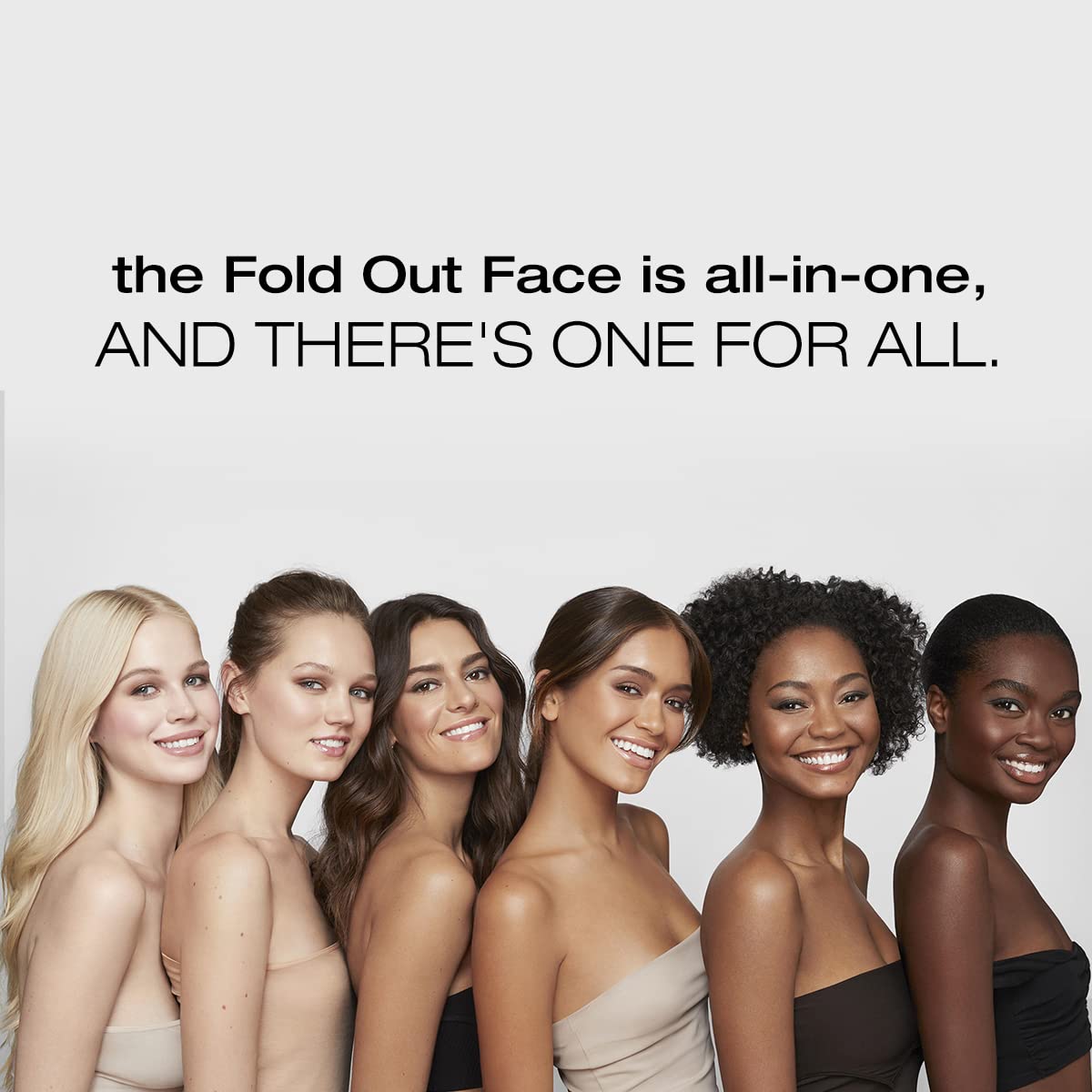 Woosh Beauty, Fold out Face Original Makeup Palette, Travel, All in One, Neutral Cream & Powder (#1 Light)
