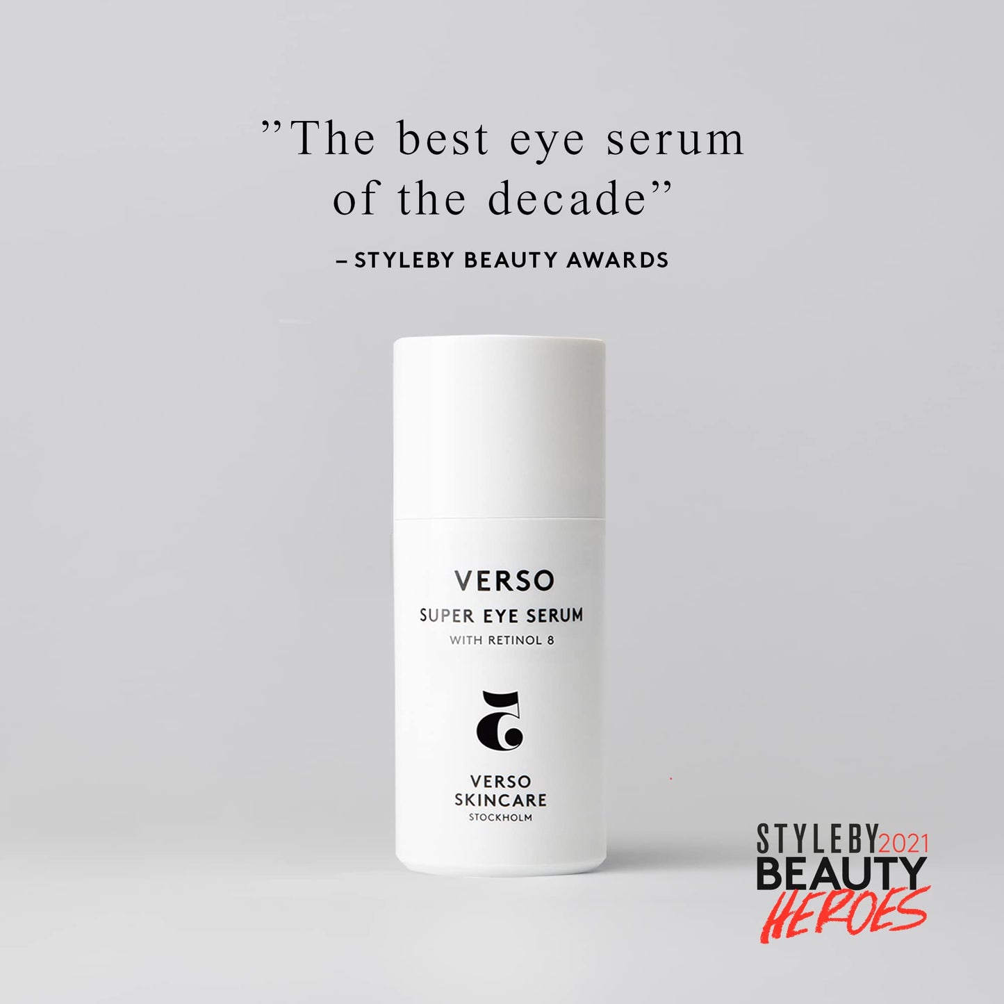 Verso Skin Care | Super Eye Serum | Rejuvenating Under Eye Serum for Youthful Skin | Eye Care Made Easy (0.67 fl oz)