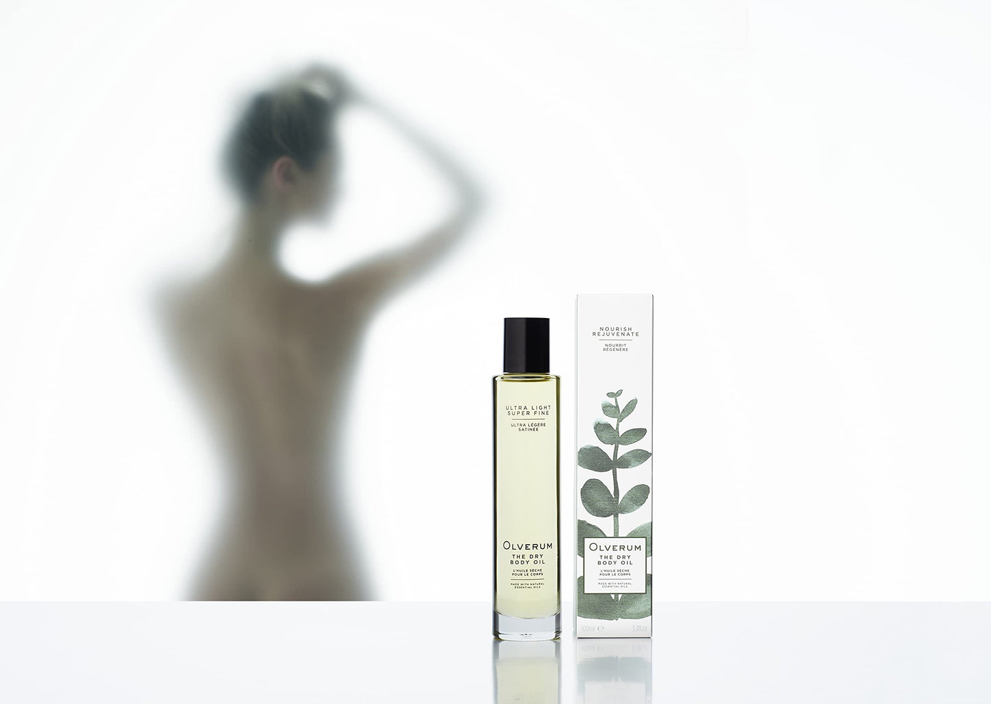 OLVERUM - Natural Dry Body Oil | Vegan, Cruelty-Free, Clean Beauty Fast-Absorbing Body Oil (3.3 fl oz | 100 ml)