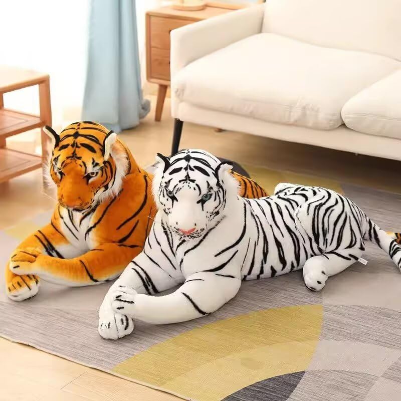 DHXSTSM Large Stuffed Tiger Plush Toy- Giant Tiger Stuffed Animal (28inches,Excluding Tail)