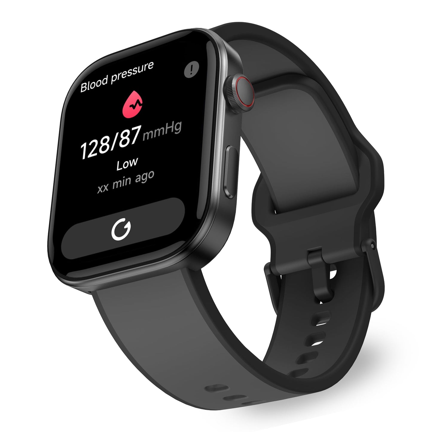 OCTANDRA Beyond VeryFit Smart Watch for Men Women 1.99" AMOLED Screen AI Voice 3ATM Fitness Tracker Watch Heart Rate/Blood Pressure/Oxygen Saturation/Stress/Step/Sleep Monitor (GTX12) (Black & Grey)