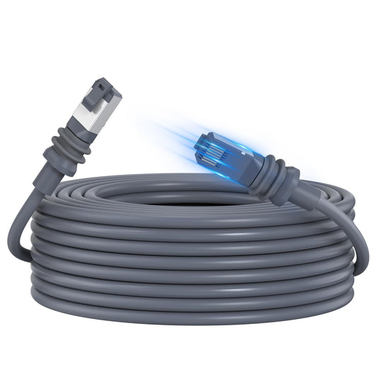 150ft Starlink Gen 3 Cable - 6.5/75/100/150ft High-Speed Weatherproof Starlink Standard Actuated Generation 3 Replacement Extension Cord for SpaceX Star Link V3 Dish, Grey