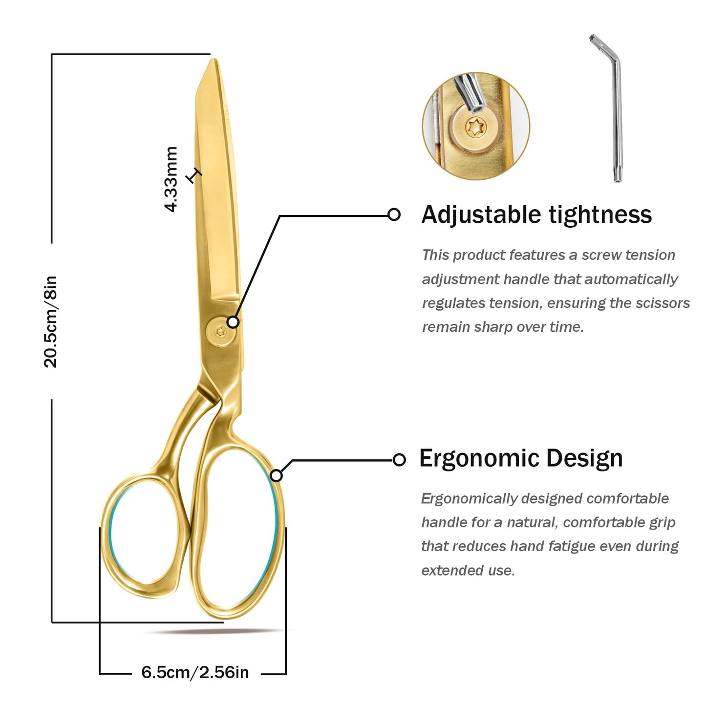 Grand Opening Ribbon-Cutting Ceremony Kit – Includes Gold Scissors, Flower Ball, Red Ribbon & White Gloves,Suitable for all ribbon-cutting and inauguration ceremonies (Mirror Polished Handle)