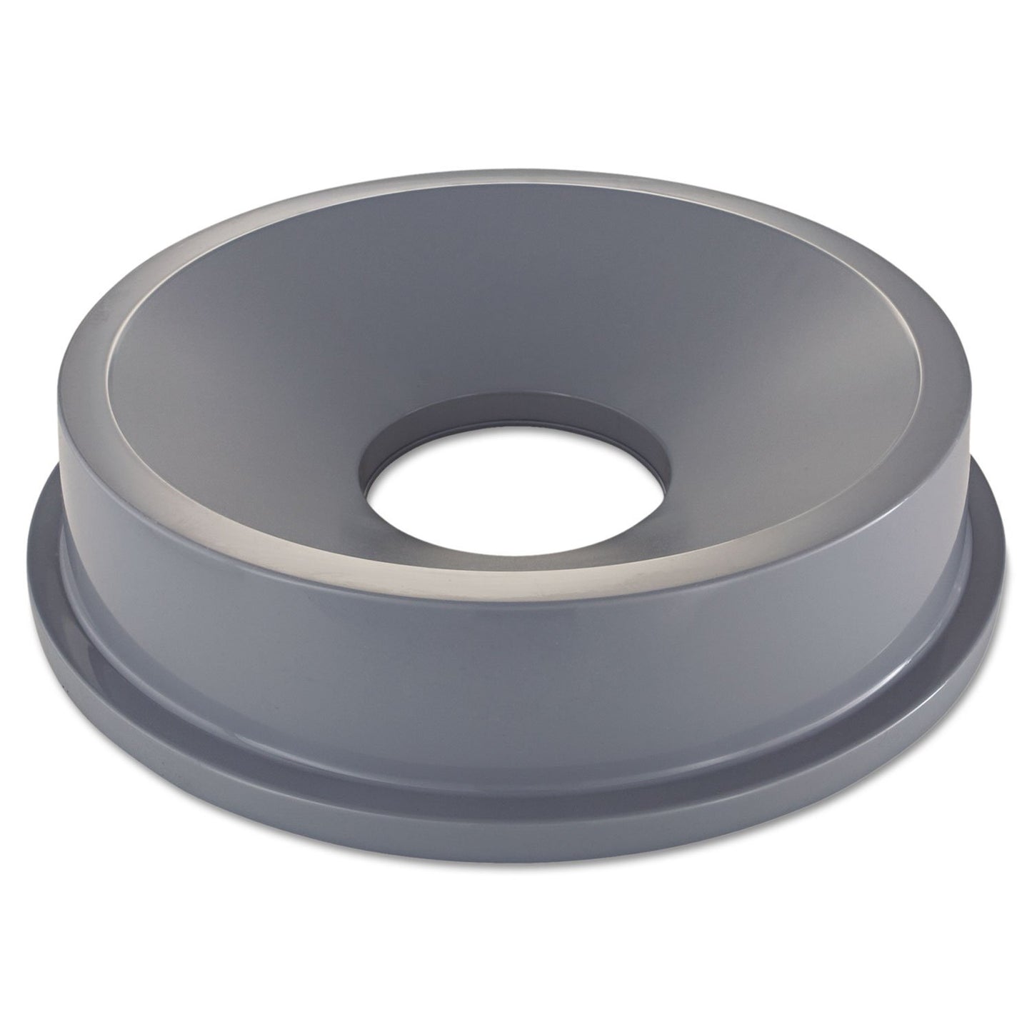 Rubbermaid Commercial Products Trash Can Funnel Top/Lid 32-Gallon Gray Hands-Free Disposable Compatible with The Rubbermaid 32-Gallon Garbage Bins for Indoor/Outdoor/Garage
