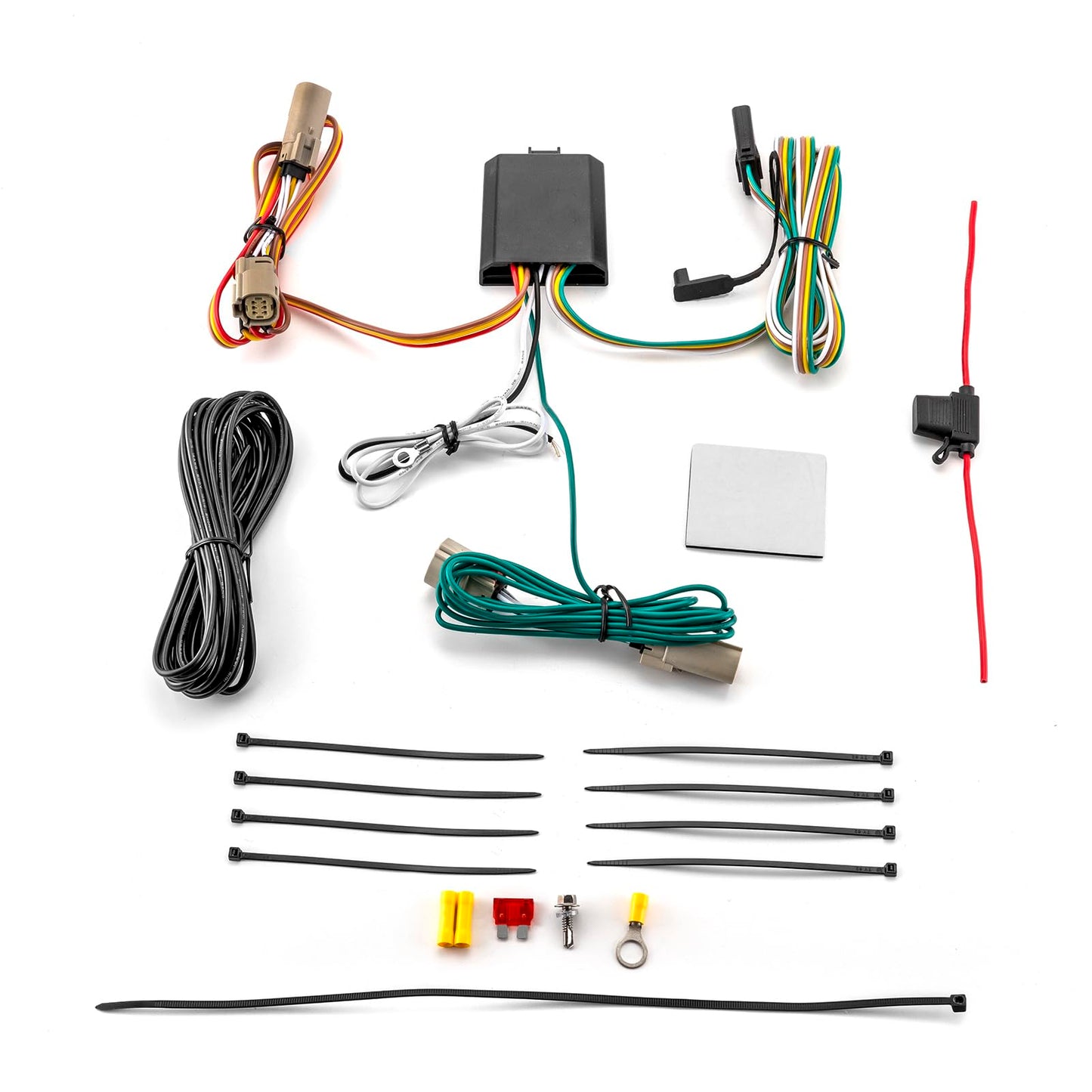 Wsays Vehicle-Side 4-Pin Trailer Wiring Harness Compatible with Ford Bronco 2021-2023 W/LED Tail light Plug & Play Connect Trailer Tail Lights Brake Signal Lights and Turn Signals