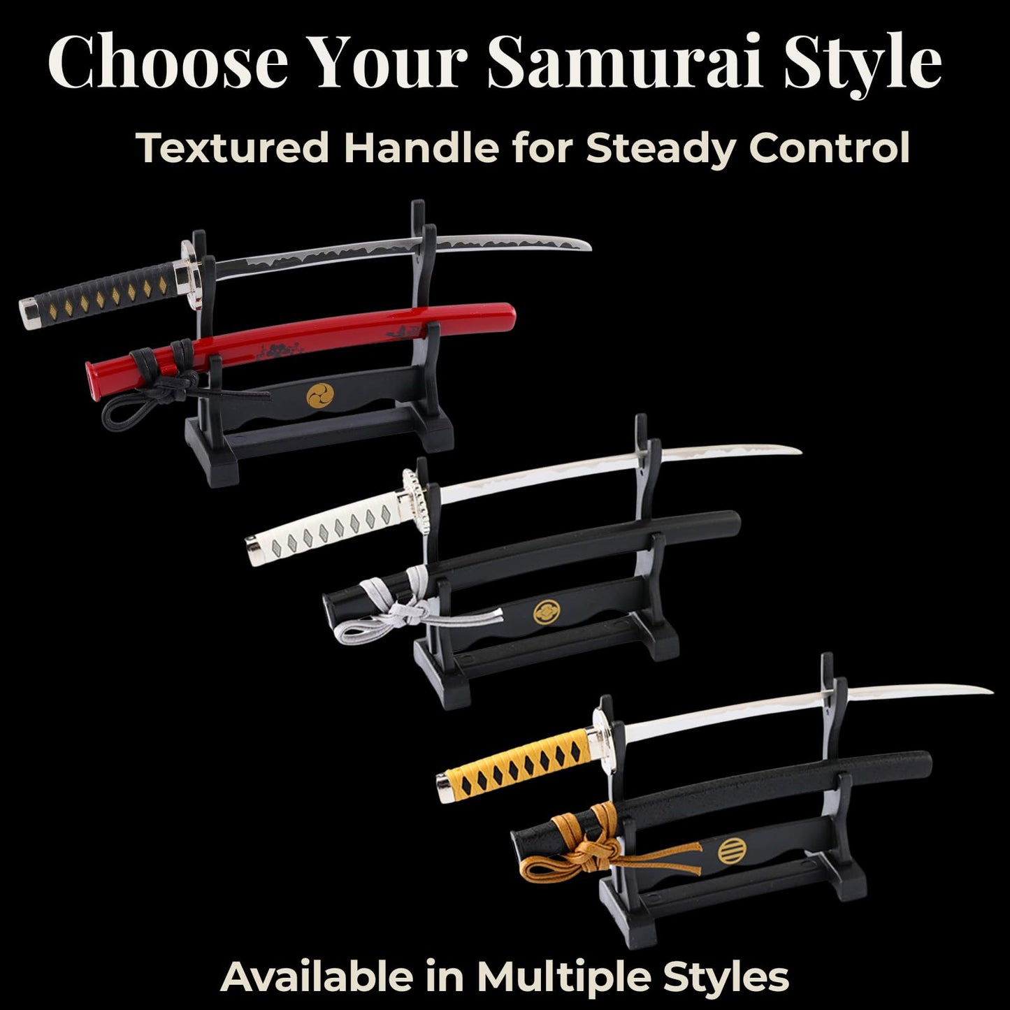 Wablade Katana Letter Opener with Stand 8.27 Inch, Japanese Samurai Mail Opener, Made in Seki Japan, Mini Katana Desk Decor, Gift for Men, Office Desk Accessory (Okita Souji)