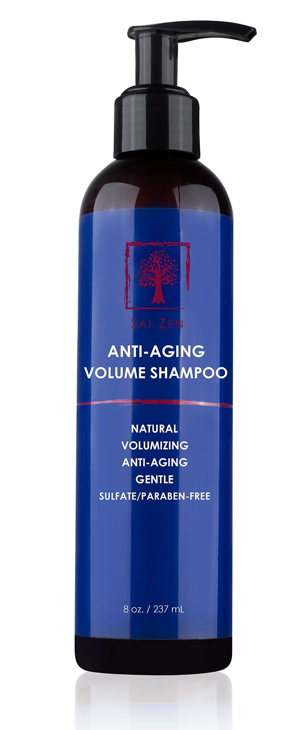 Sai Zen Anti-Aging Volume Shampoo | Anti-Thinning and Volumizing Formula | Made in USA | Sulfate and Paraben Free | All Hair Types, 8 oz.