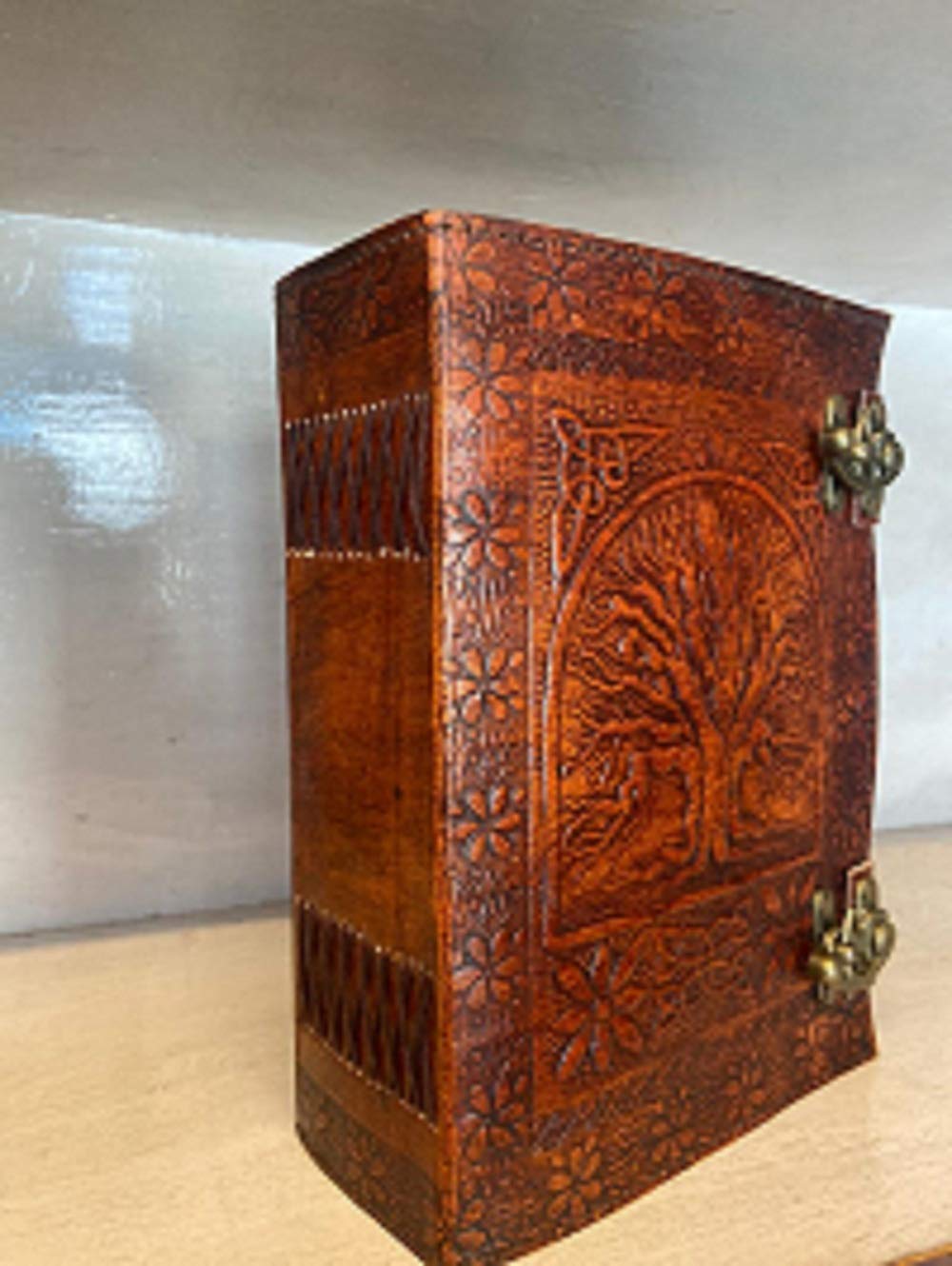 600 pages large tree of life journal | leather journal diary | embossed large tree of life notebook | writing leather notebook | handmade leather journal | leather grimoire | leather sketchbook 7 x 10