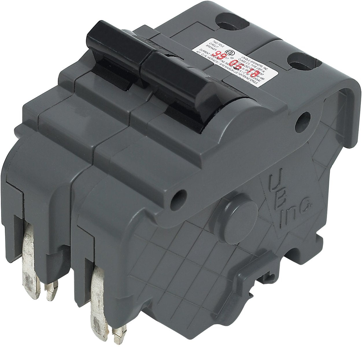 Connecticut Electric UBIF220N-New Federal Pacific Electric Stab-Lok NA220 Replacement. Two Pole 20 Amp Thick Series Circuit Breaker.