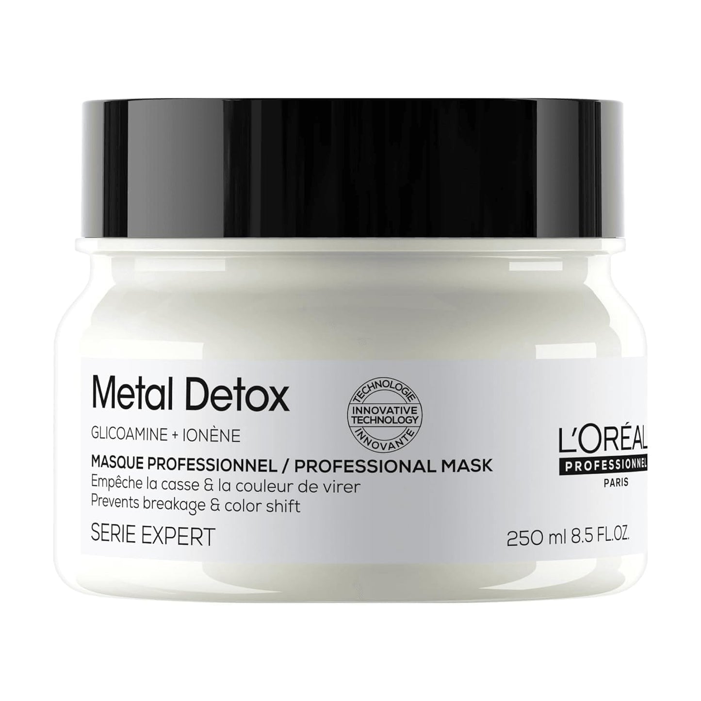 L'Oreal Professionnel Metal Detox Hair Mask | Deep Conditioner & Treatment | Prolongs Hair Color Prevents Damage & Adds Softness | For Dry, Damaged & Color Treated Hair | Paraben & Sulfate-Free