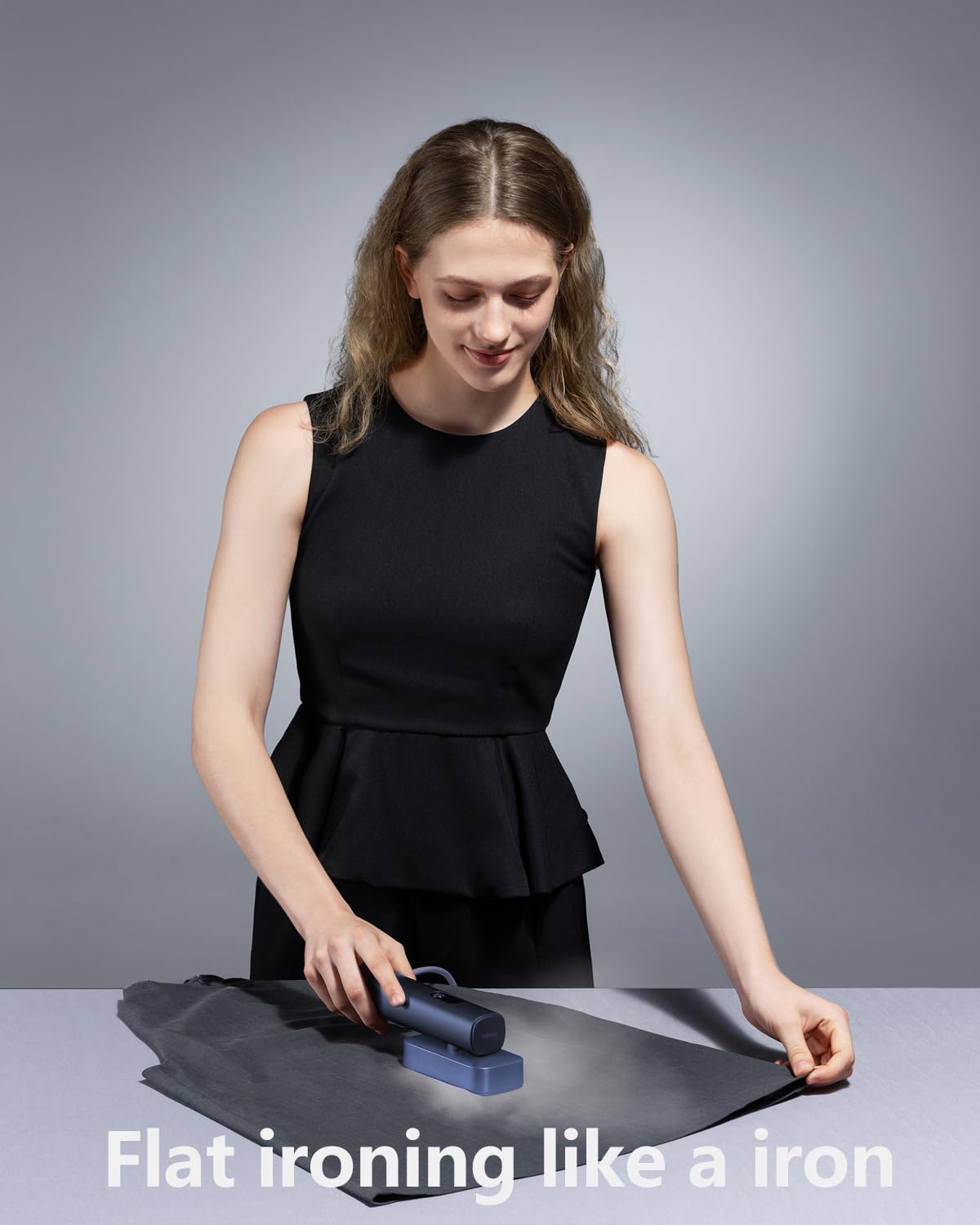 G5 Pro Travel Steamer For Clothes, 110-240V Portable Handheld Irons-15S Fast Heat Up, Auto Shut-Off Rotating Head With Big Iron Panel, 100Ml Tank Self-Standing For Global Travel (BLUE)