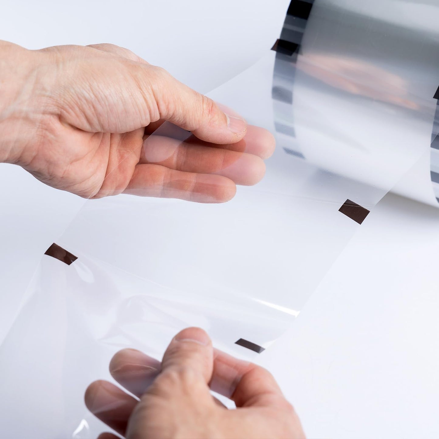 WYZworks Cup Sealer Film Clear, Seals 3275 cups per roll @ 90mm-105mm, Bubble Boba Milk Tea Lid Sealing Film for PP Plastic Cups
