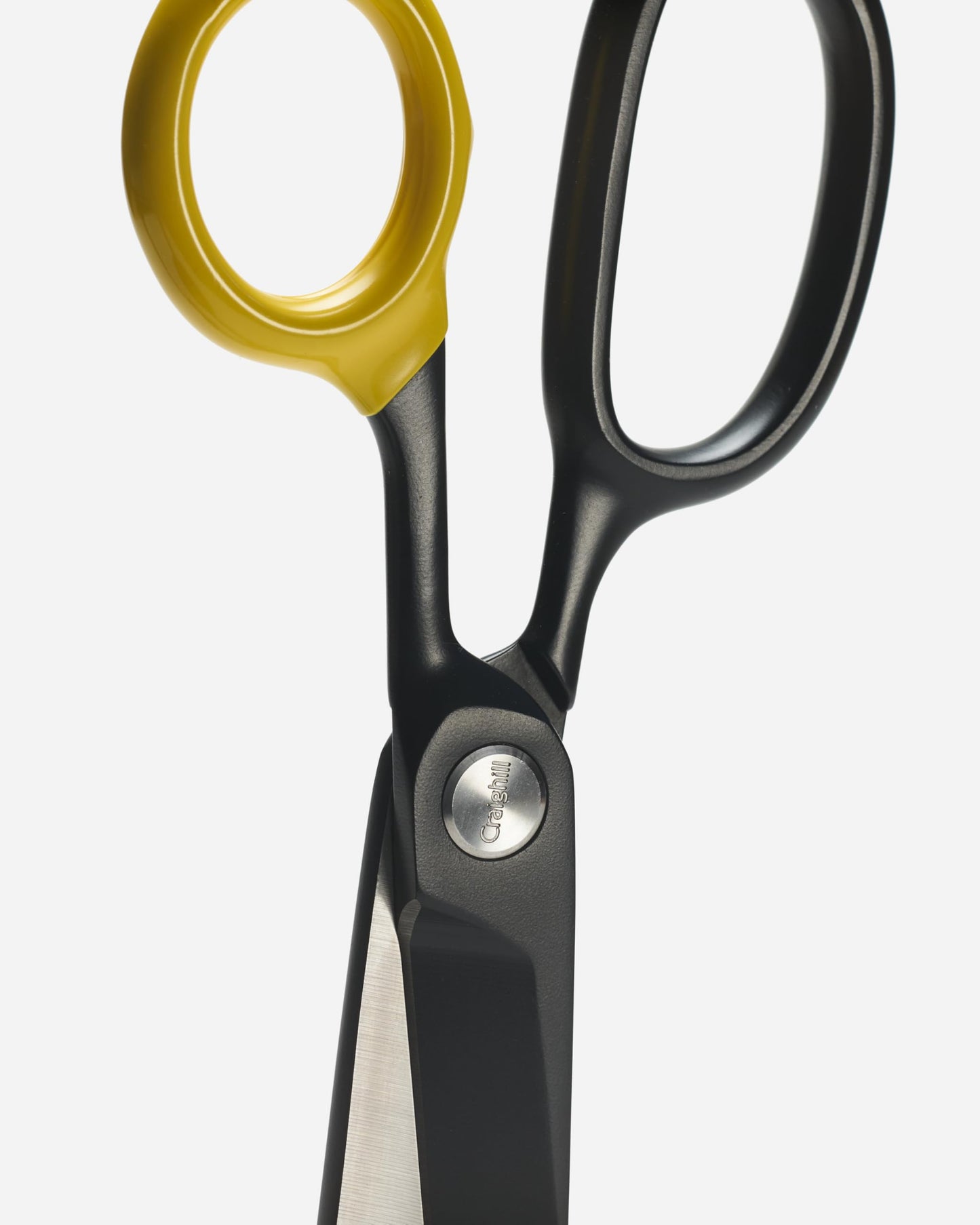 Craighill Chroma Scissors - 8.5” Heavy Duty Stainless Steel All Purpose Scissors for Office Supplies, Crafts & Home, Ultra Sharp, Comfort Grip Handles - Black