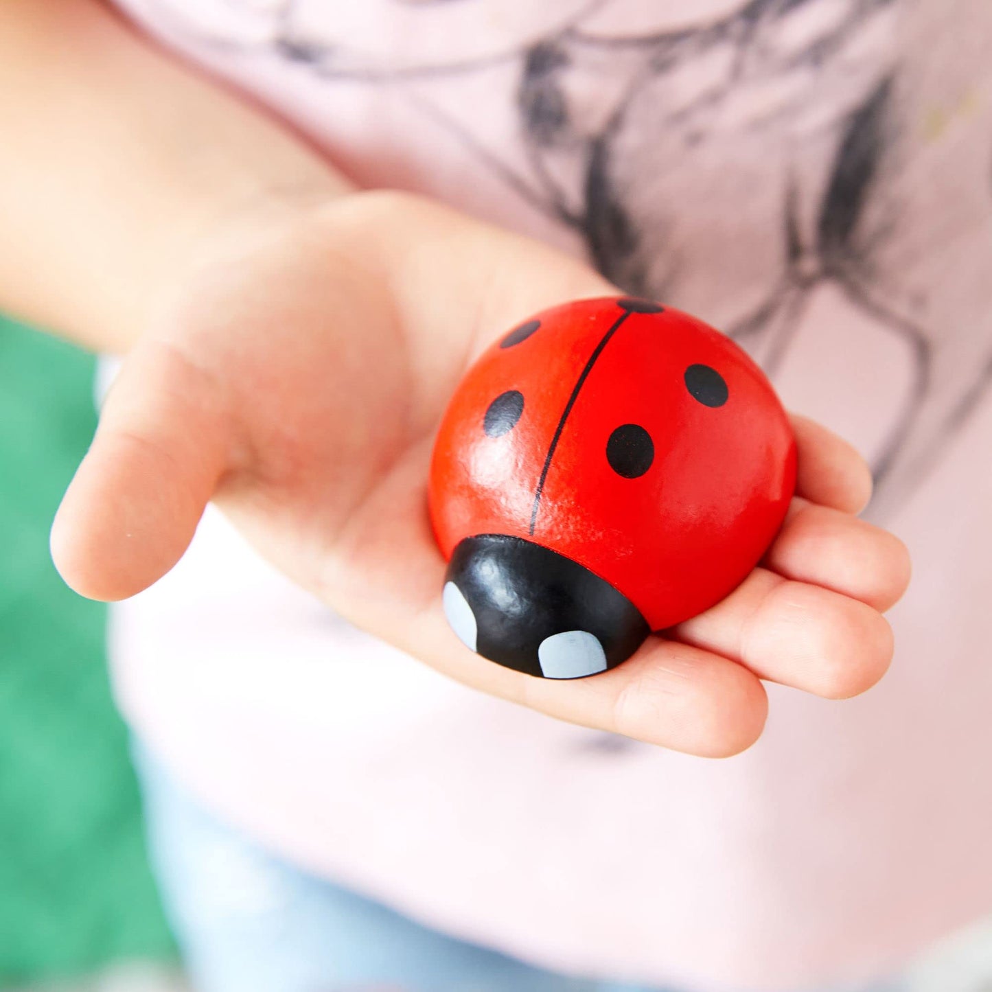 Counting Ladybugs -Montessori Counting Toys for Toddlers -Wooden Educational Learning Toy for Girls&Boys 3 4 5 Year Old - Learn Numbers&Develop Fine Motor Skills -Math Preschool Kids Activity