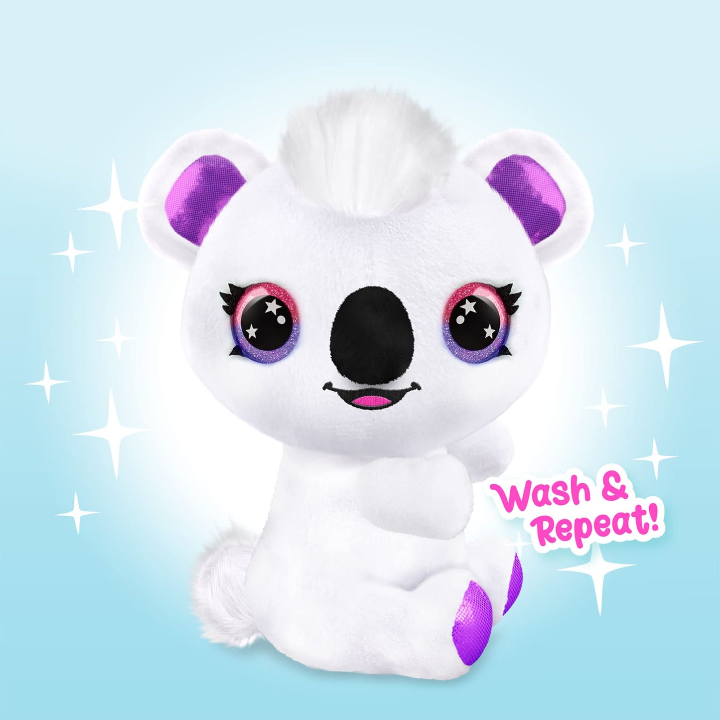 Canal Toys Personalize Airbrush Plush Large Koala! Decorate, wash, repeat! Customize your own spray art plush with markers, battery powered airbrush and 100+ stencils. Ages 6+