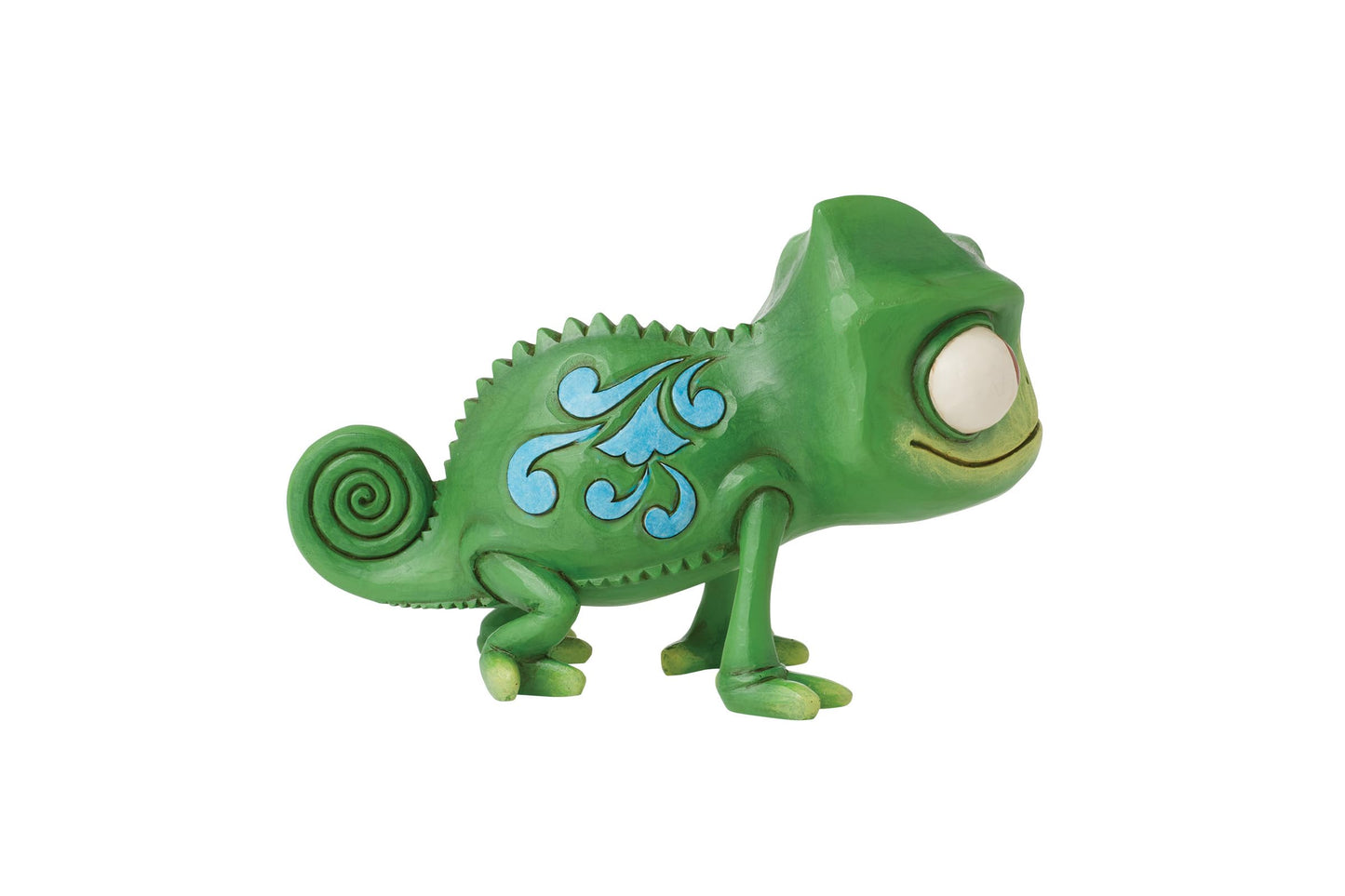 Enesco Disney Traditions Collection by Jim Shore Tangled Pascal The Chameleon Figurine- Stone Resin Hand Painted Crafted Collectible Rapunzel Disney Mini Figurines Home Decor Statue, 3.75 Inch