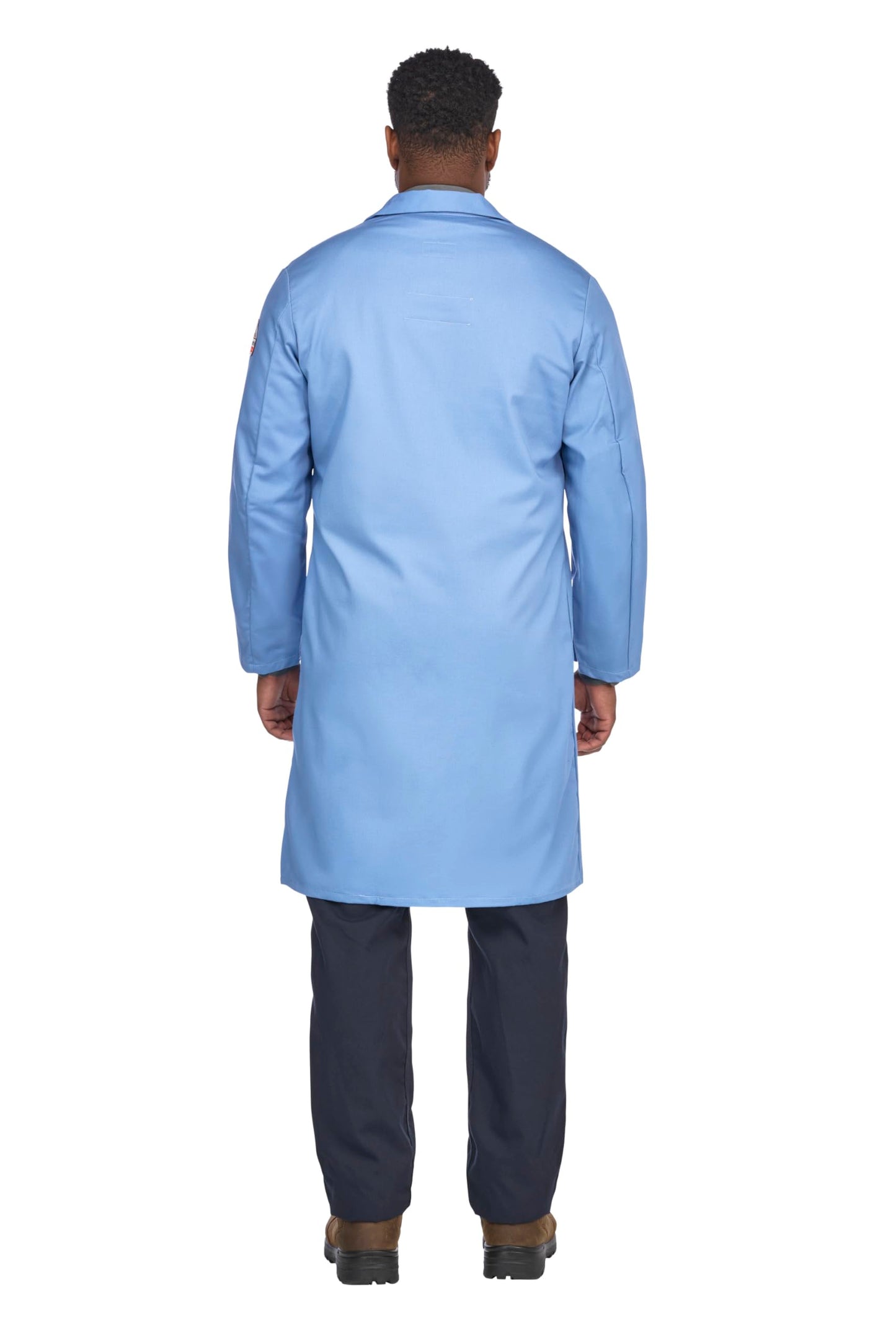 Bulwark Men's FR Lab Coat, Light Blue, Medium