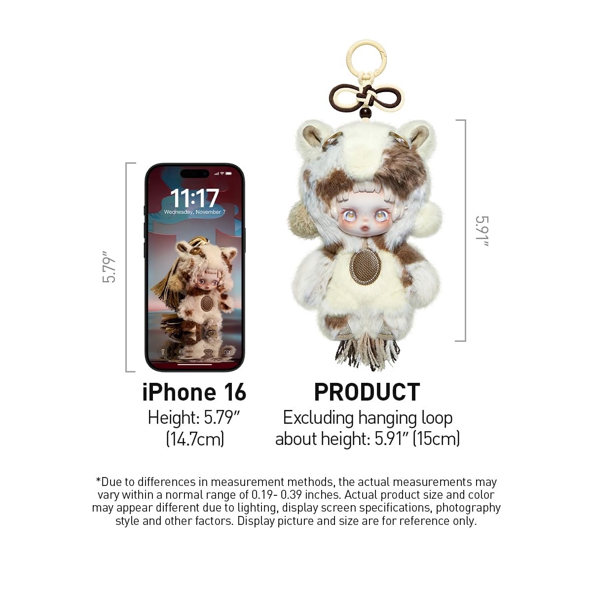 POP MART Have a Good Run Series - Plush Pendant Blind Box, Random Design Blind Box Action Figures, Collectible Toys for Home Decor, Birthday Gifts for Girls Boys Women Men, Single Box