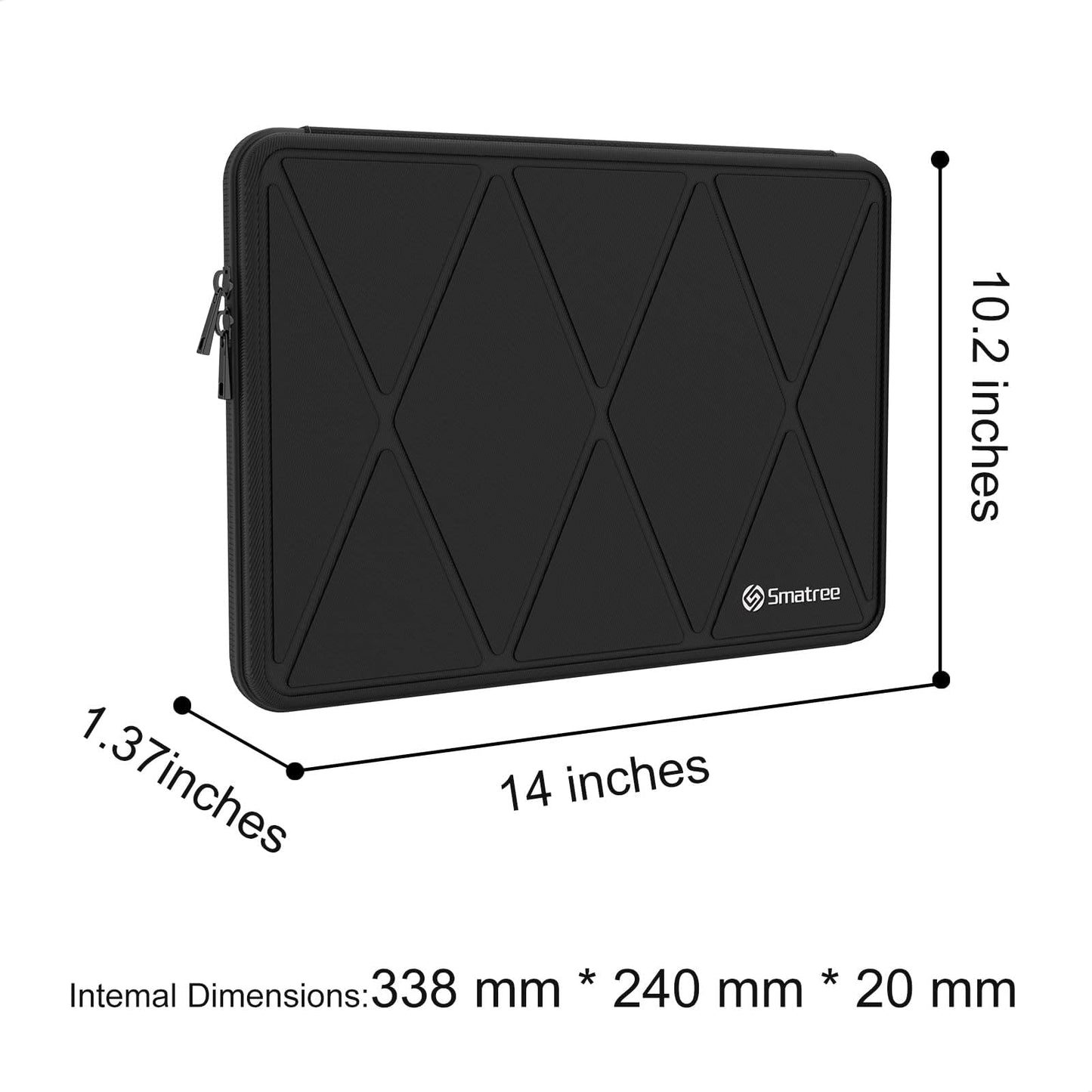 Smatree Hard Laptop Sleeve for 14 inch ASUS ExpertBook P1 (P1403), for ASUS Chromebook Plus CX34 (CX3402), for 14.5 inch Zenbook Pro 14, for Surface Laptop Studio 2/Studio 2 for Busniess