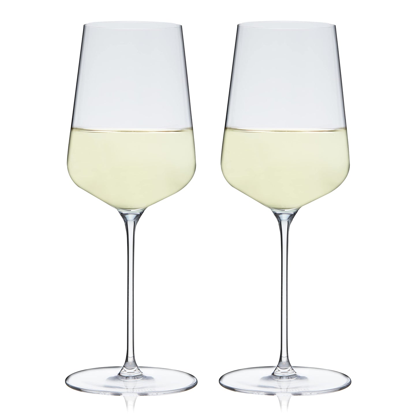 Spiegelau Definition Crystal White Wine Glasses, Sleek and Lightweight Design, Elegant Glassware for Wedding Gifts, Birthday Gifts, Home Bar, Hosting Essentials, 15.2 oz, Set of 2
