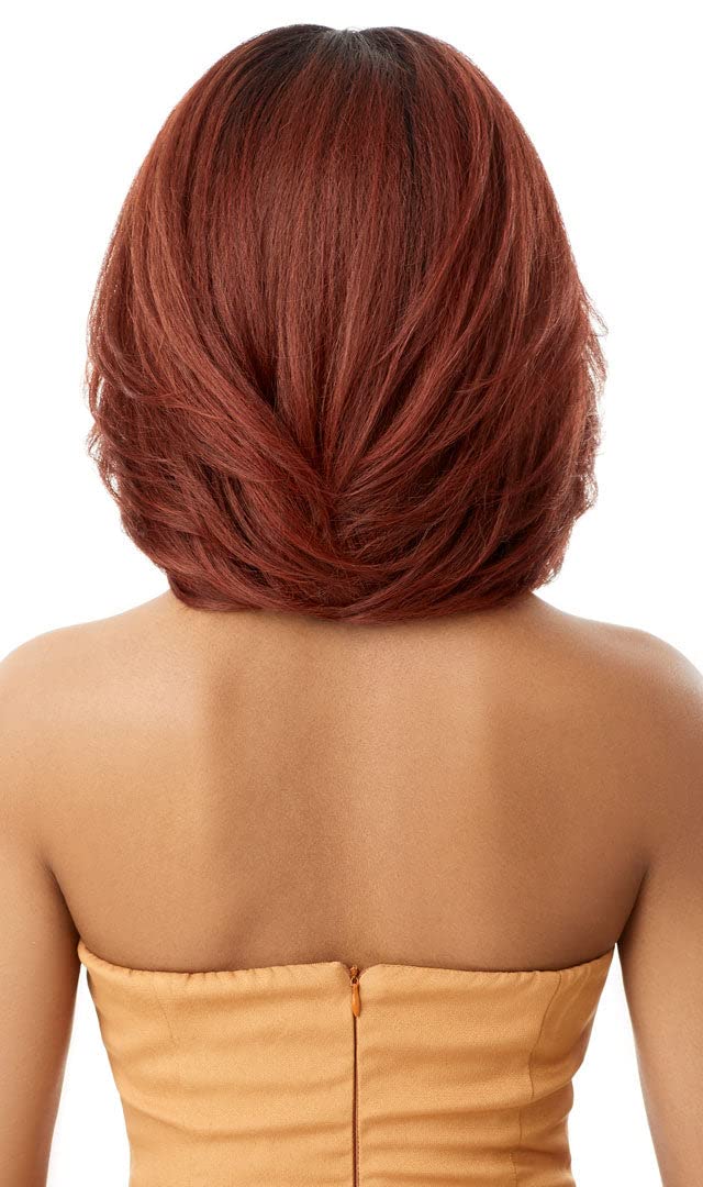 Outre Neesha Soft & Natural Synthetic Swiss Lace Front Wig NEESHA 206 (1B)