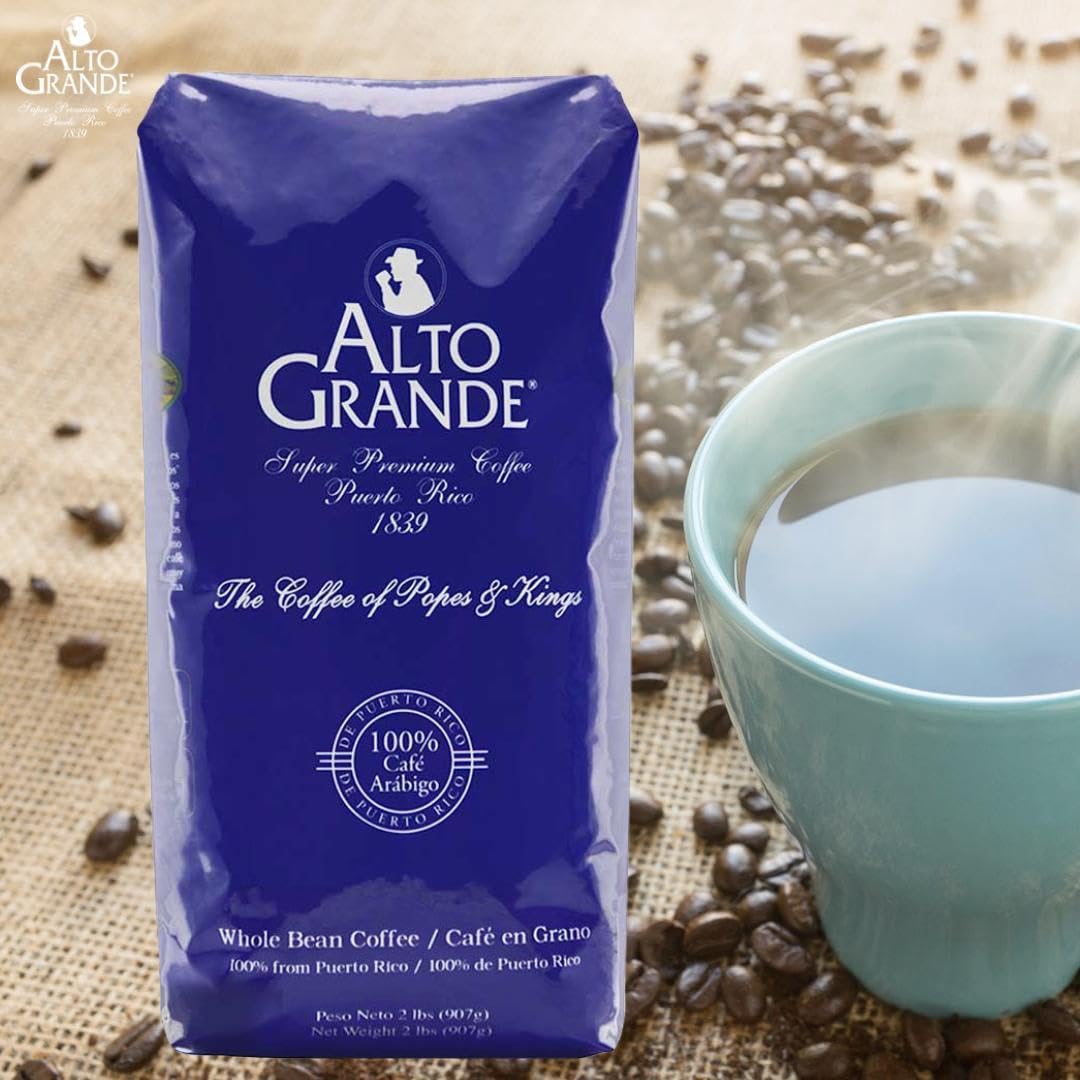 Alto Grande Premium Coffee Whole Bean - 2 Lbs (Pack of 1)