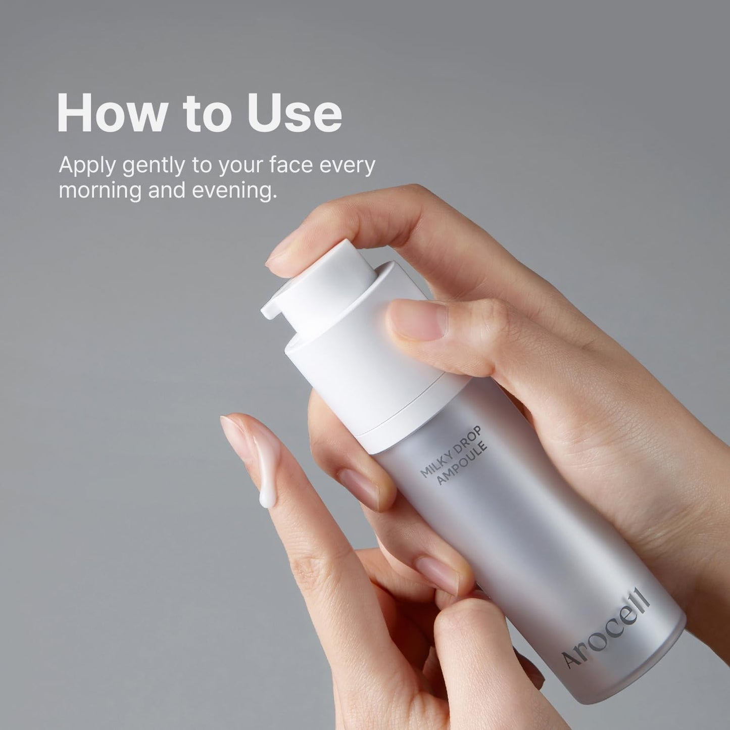 AROCELL Milky Drop Ampoule - 30ml / 1.01floz for Skin Moisturizing Soothing Clear Skin Korean Skincare