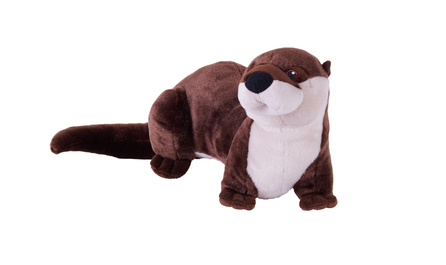 Wild Republic Cuddlekins Eco River Otter, Stuffed Animal, 12 Inches, Plush Toy, Fill is Spun Recycled Water Bottles, Eco Friendly