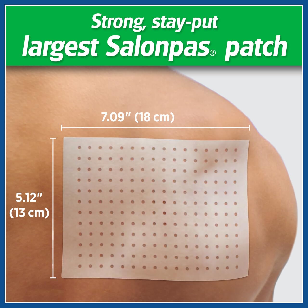 Salonpas Pain Relieving HOT Capsicum Patch, 3 Count (12 Pack), for Back, Neck, Shoulder, Knee Pain and Muscle Soreness, 8 Hour Pain Relief