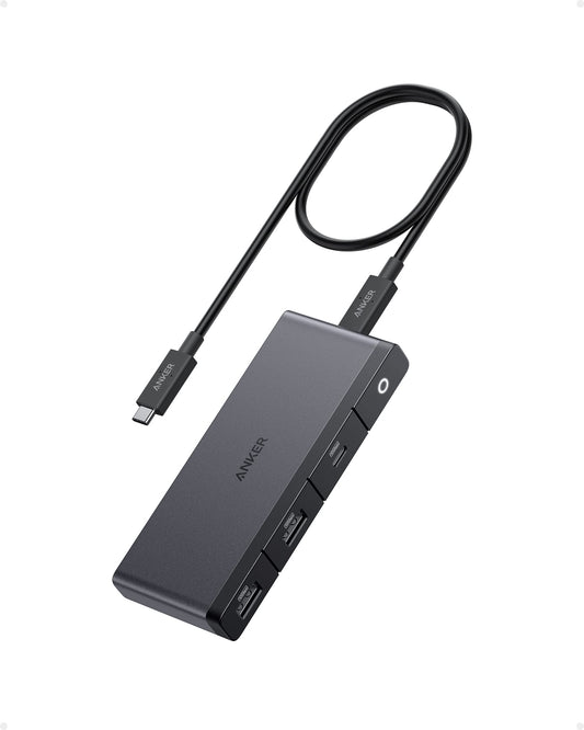 Anker USB C Hub, 8-in-1 USB4 Docking Station with 1.6ft Cable, 10 Gbps Data Ports, 8K HDMI and DisplayPort, for Microsoft Surface Pro 8, HP EliteBook 850 G8, and More