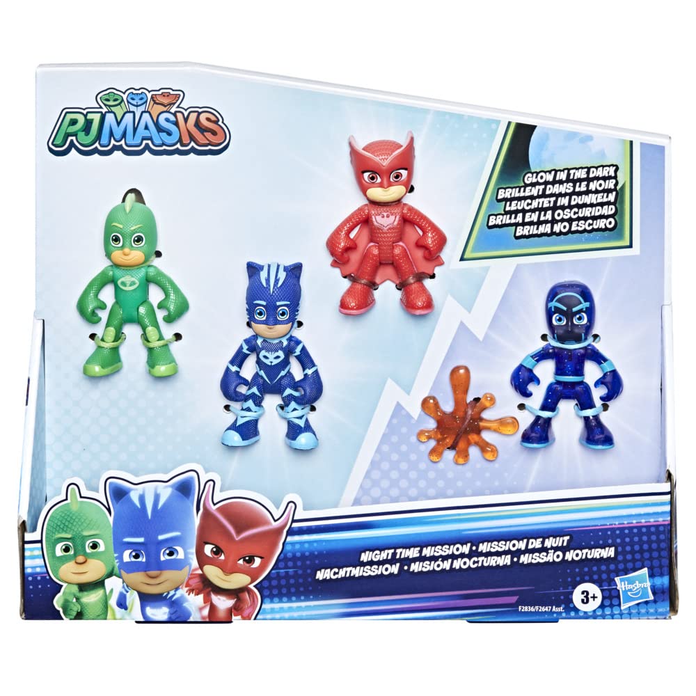 Hasbro Pjm Hero Vs Villain 4 Pack Asst Glow