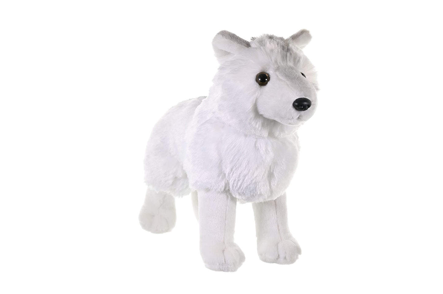 Wild Republic Arctic Wolf Plush, Stuffed Animal, Plush Toy, Gifts for Kids, Cuddlekins 12"