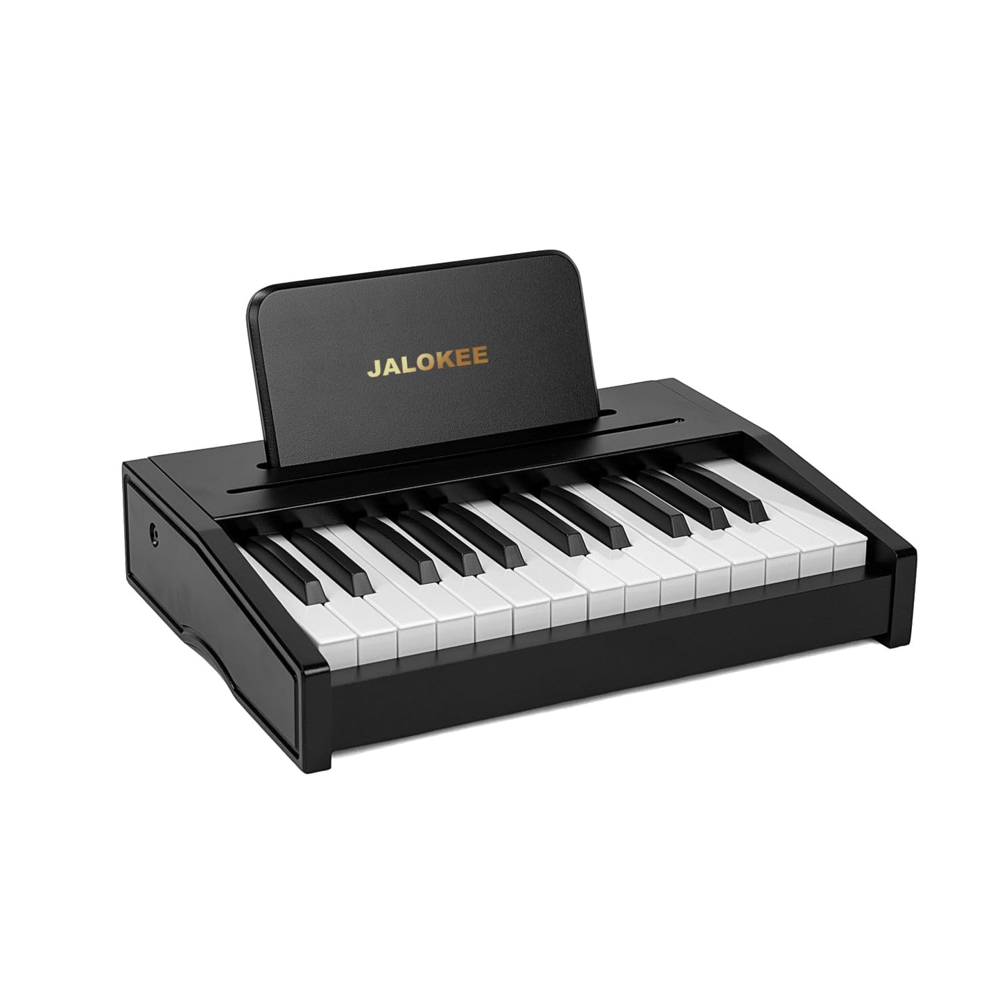 JALOKEE Kids Piano Keyboard, Digital Piano for Kids, Music Educational Instrument Toy, Wood Toy for 3+ Girls and Boys (Black, 25 Keys)