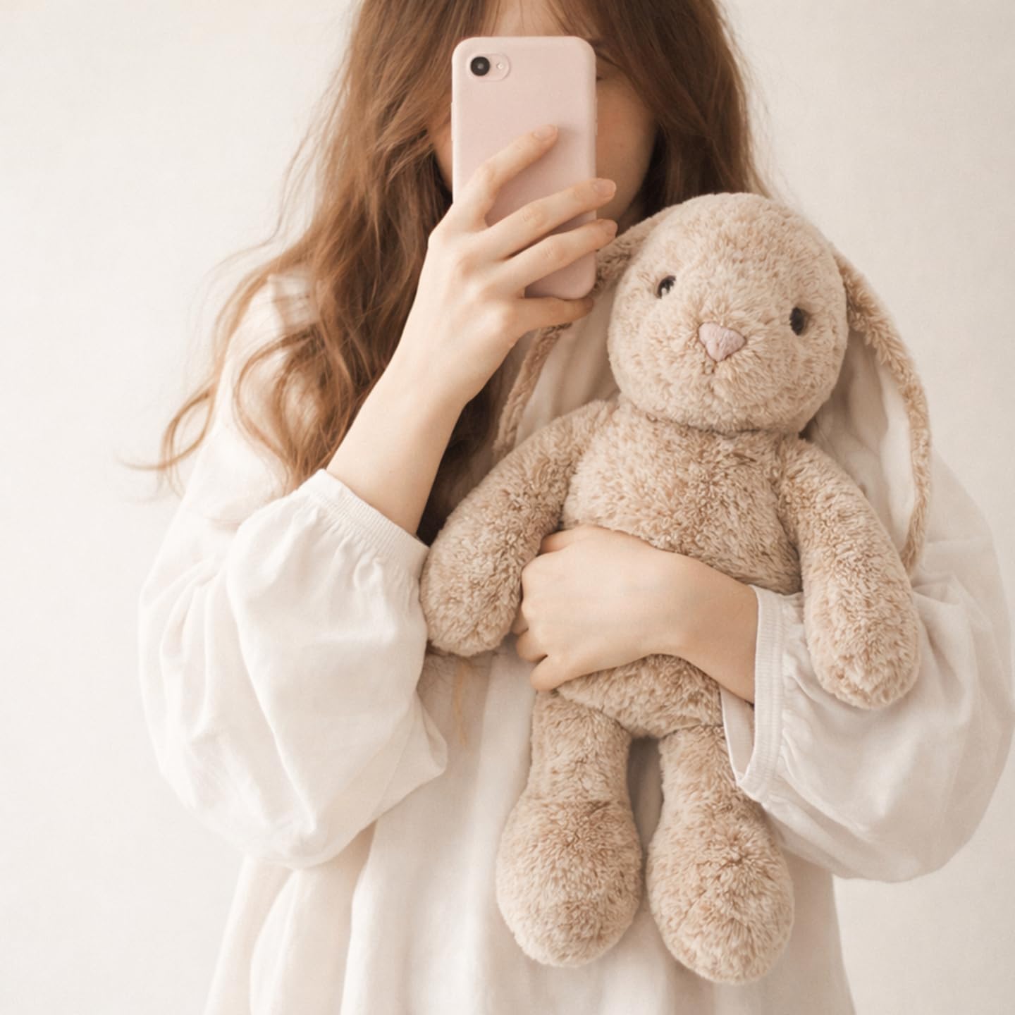 WEIGEDU Bunny Rabbit Stuffed Animals Plush Toys for Kids Girls Boys Baby Birthday Bedtime Gift, 45cm