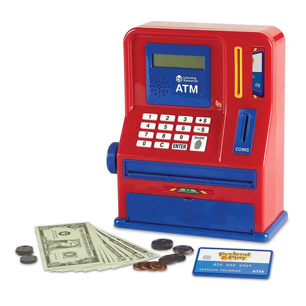 Learning Resources LER2625 Pretend and Play Teaching ATM Bank Toy