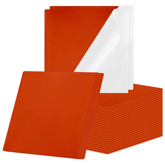 Amylove 25 Pcs Fire Putty Electrical Putty Pads Soundproofing Pads Fire Barrier Moldable Firestop Adhesive for Wall Openings Electrical Box, Red (7" x 7")