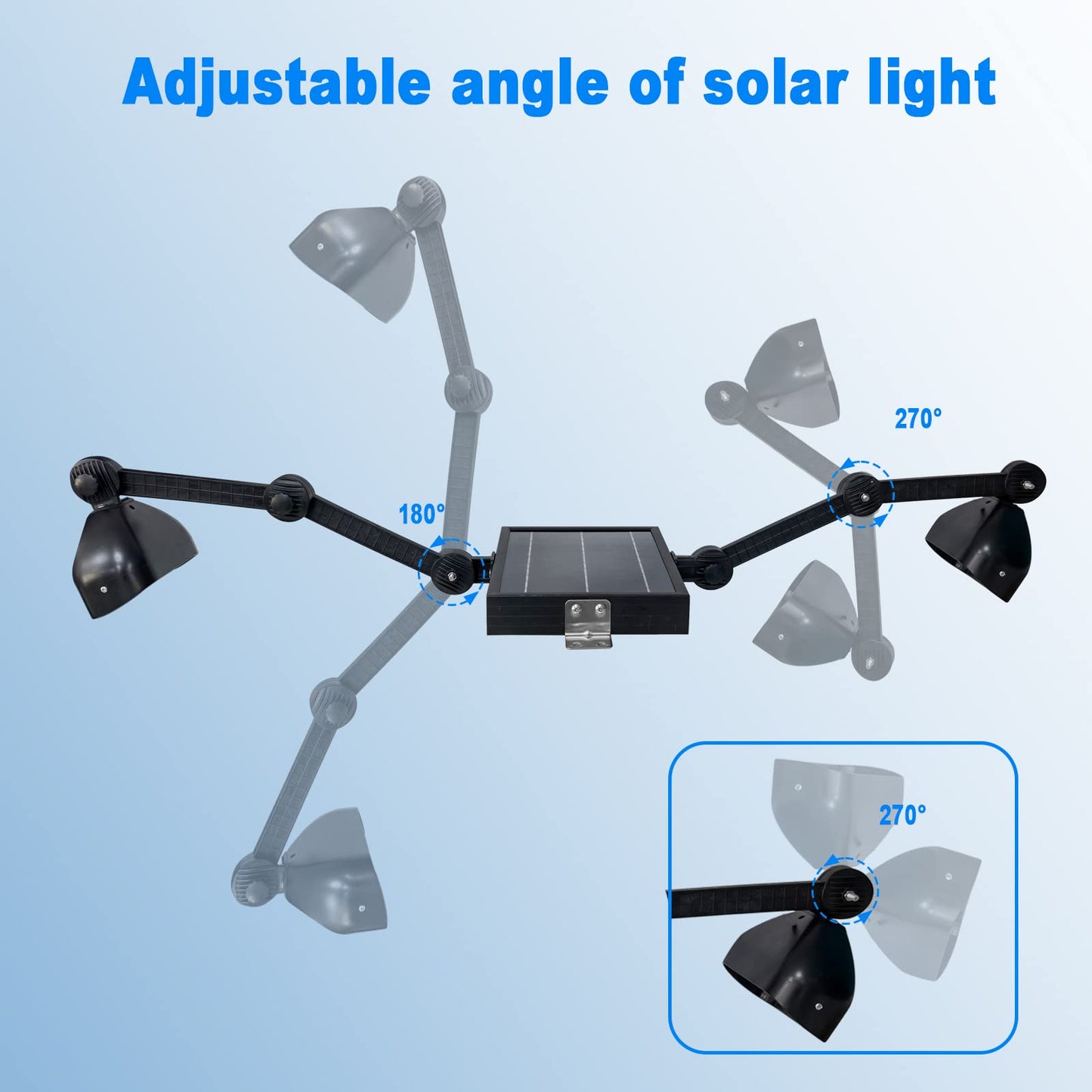 Solar billboard light, 120LED Outdoor Lights for Sign, Wireless Dual Sign Lighting for commercial Billboard, Shops, HOA, Real Estate