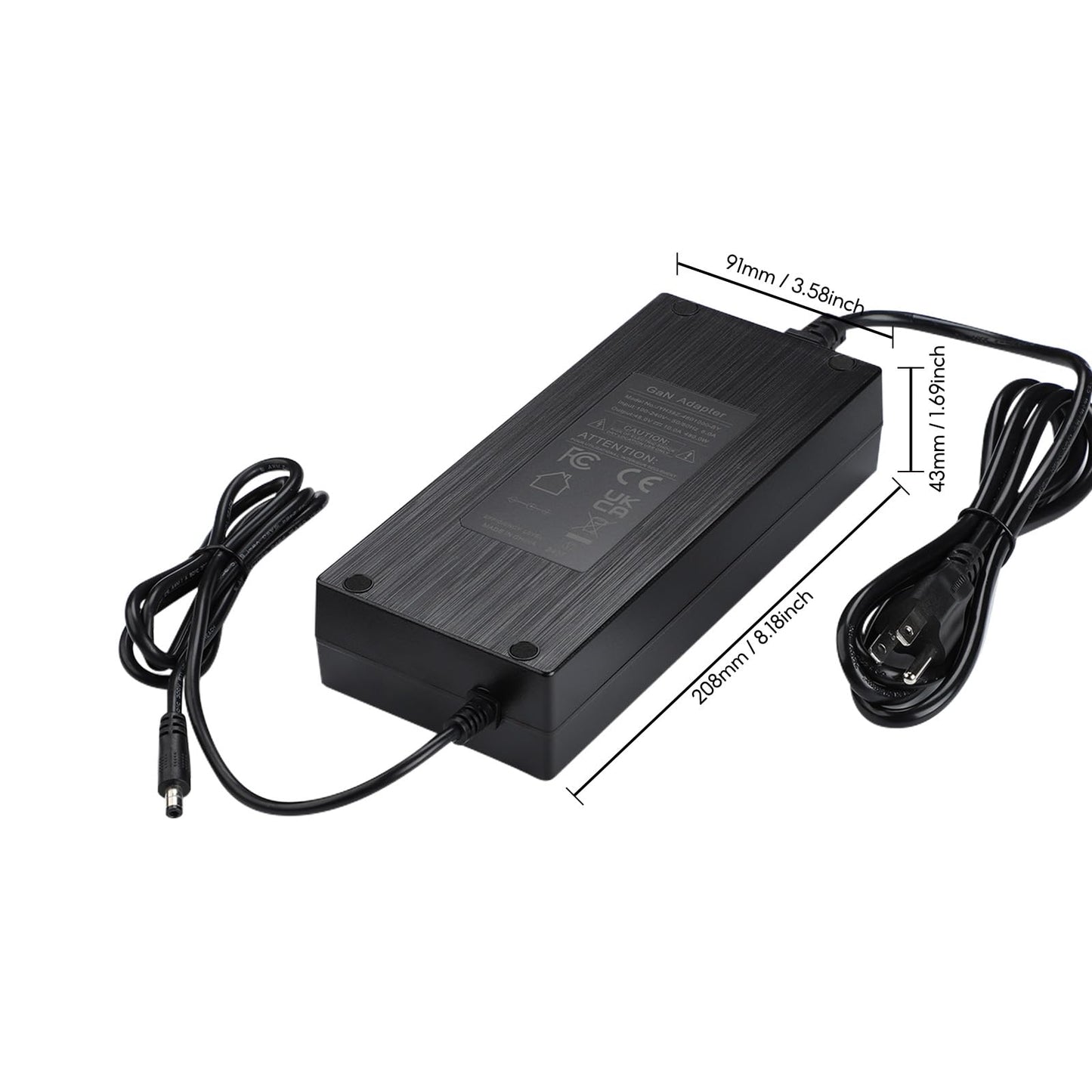 AIYIMA DC48V 10A GaN Power Supply Adapter for TPA3255 Stereo Class D Amplifier A07 & A07 MAX & A08 PRO & A70