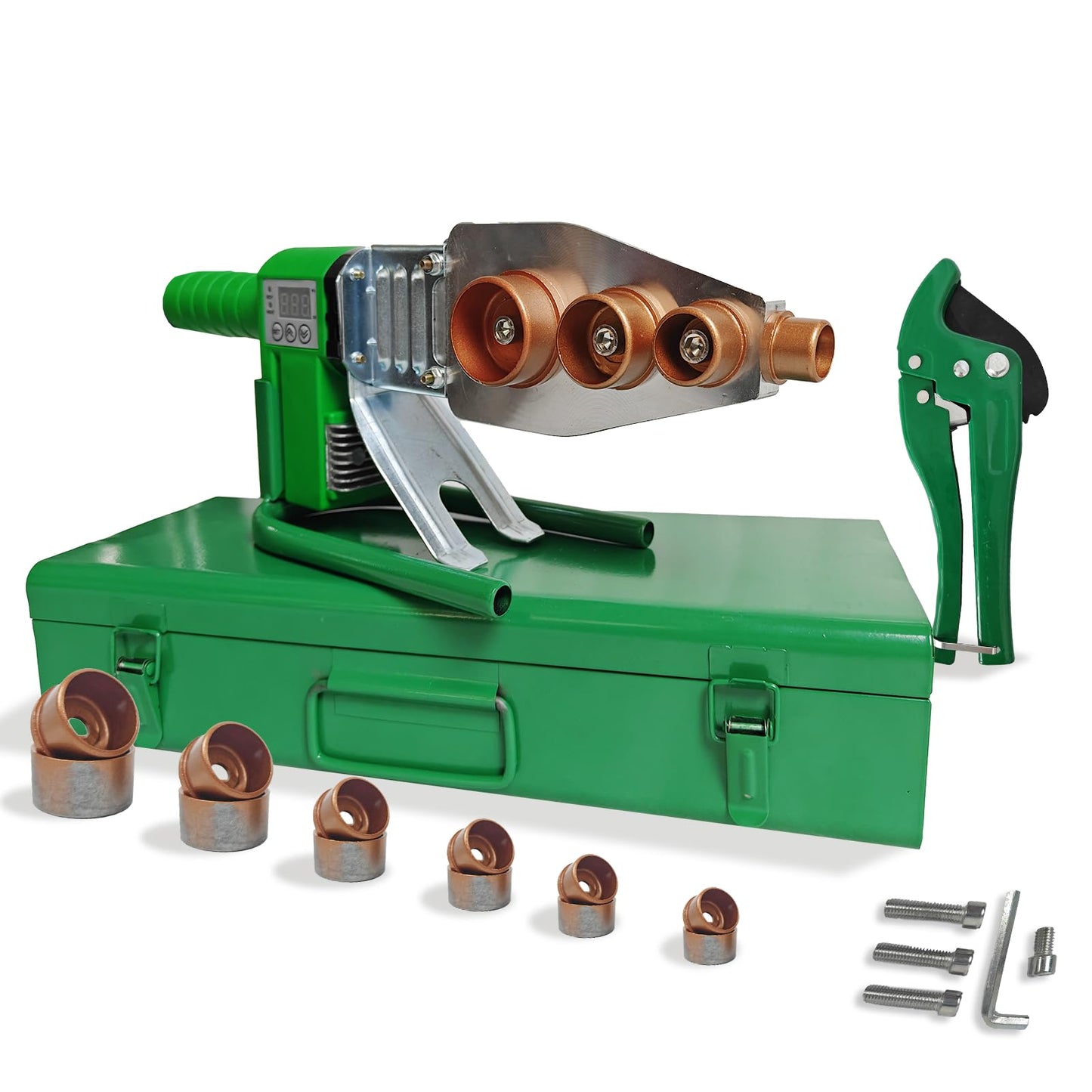 Plastic Water Pipe Welder for PP, PP-R, PE, PP-C - Poly Pipe Fusion Machine - PVC Pipe Heater - 110V Pipe Welding Equipment