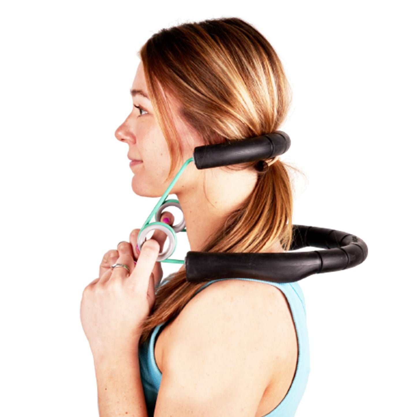 Portable Neck Strengthener by NeckSpring, Relieves Pain, Restore Cervical Curvature, Improves posture, and Reverses Nerd-Neck