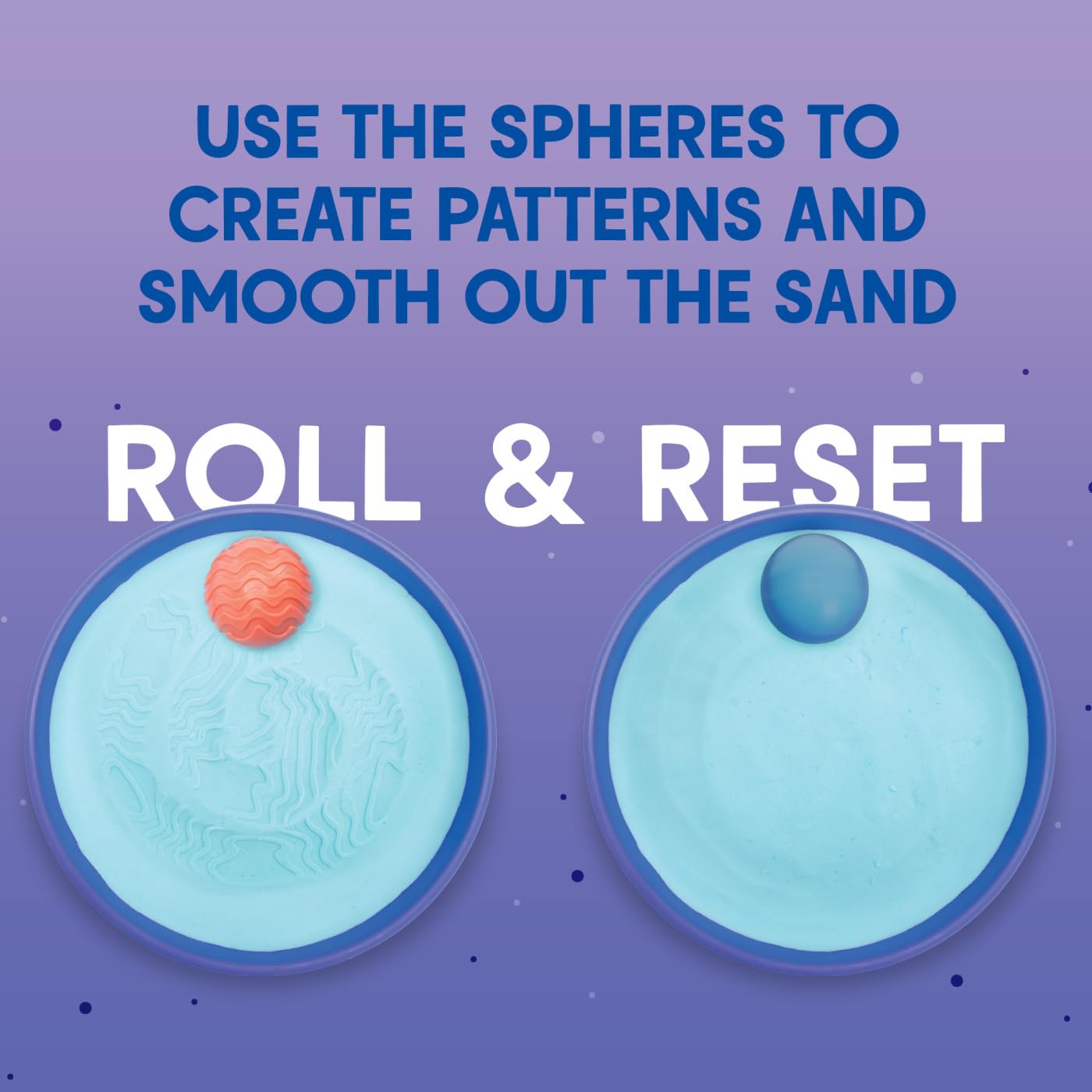 Educational Insights Playfoam® Sand Sensory Spheres - Relaxing Zen Garden Kits for Calm Down Corner or Desk, Anxiety Tools and Meditation Sets for Kids & Adults, Stress Relief Toys, Gift for Ages 5+