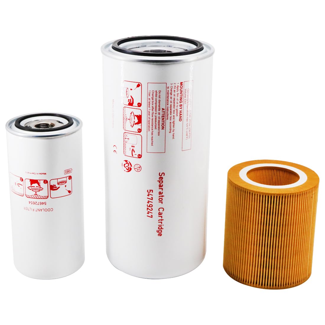 54749247 54672654 89295976 Air Oil Separator Filter Replace 22436331 A10525274 22354633 24900342 48958235 1202834300 46652735 1626832100 KD900018 Compatible with Air Compressor UP5 UP6 UP6-15 UP6-30