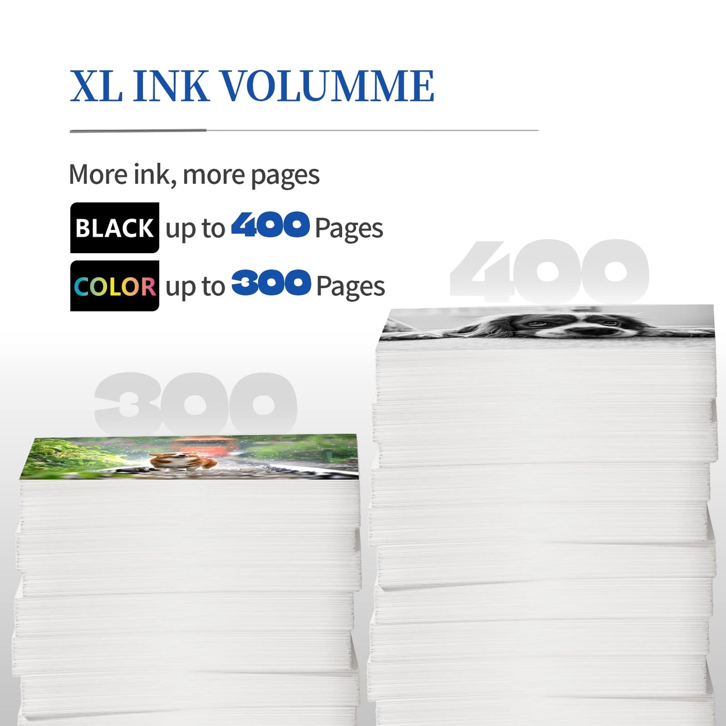 INKCLOUD Compatible Ink Cartridges Replacement for 260XL 261XL PG-260 XL CL-261 XL Combo Pack for Canon Pixma TS6420a TS6420 TR7020a TS5300 TS5320 TR7020 Printer Ink (1 Black,1 Tri-Color, 2Pack)