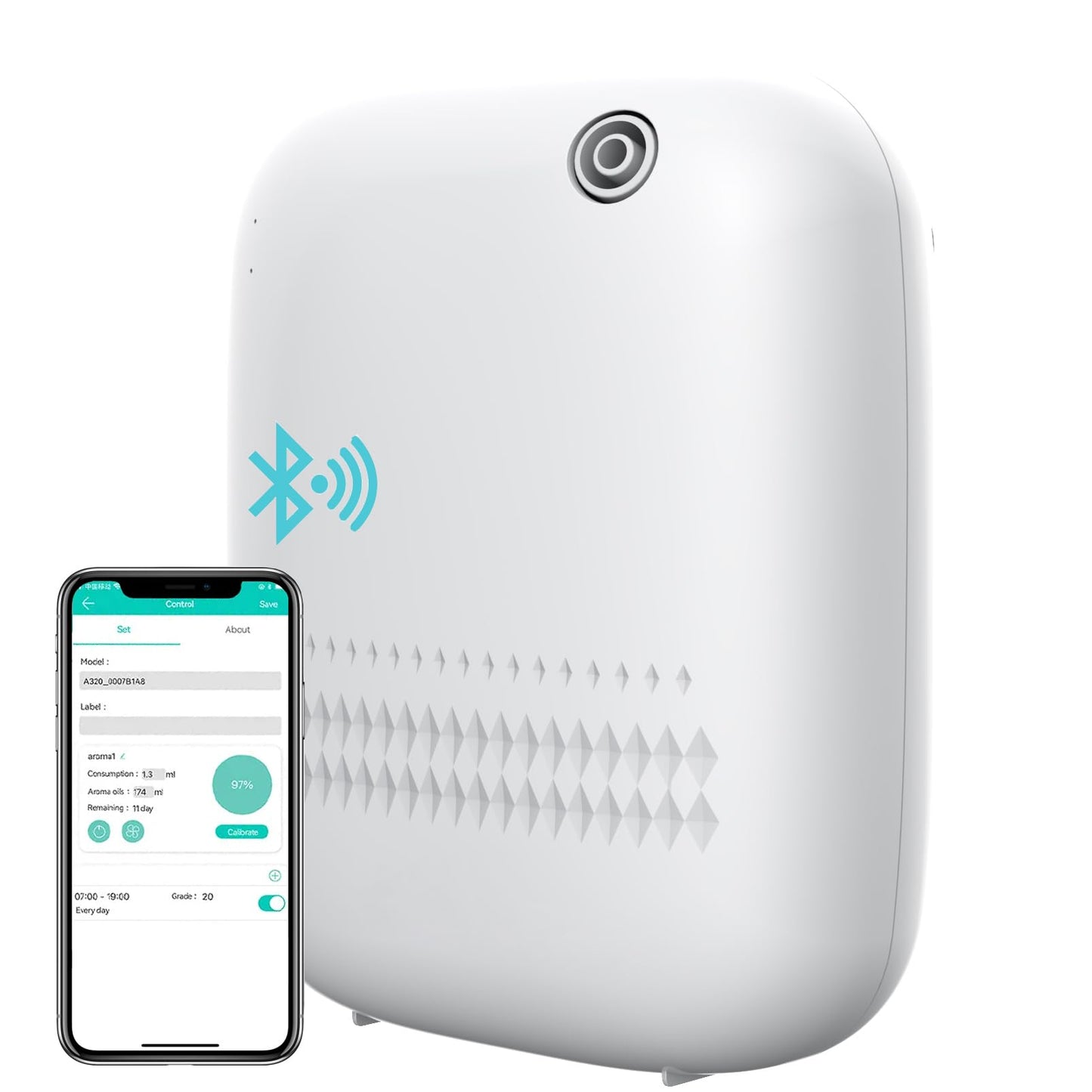 BAIESHIJI Upgraded Waterless Essential Oil Diffuser, Scent Air Machine for Home Cover Up to 2000 sq.ft, Scent Diffuser 400ML, Hotel and Commercial Use, Cold-Air Tech for Spa, Office