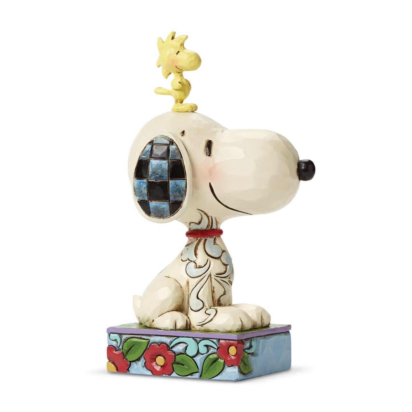 Enesco Peanuts by Jim Shore Snoopy and Woodstock My Best Friend Personality Pose Figurine, 5 Inch, Multicolor