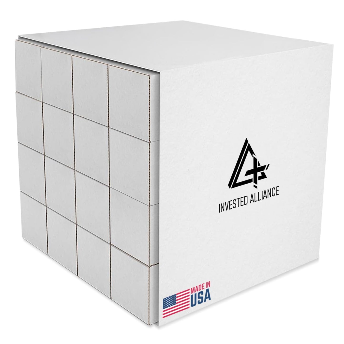 Invested Alliance 16 Trading Card Storage Boxes | Baseball / Sports Card Storage Organizer for TCG, MTG. Baseball, NBA, and Football Cards Box. Magic Card Storage Box.