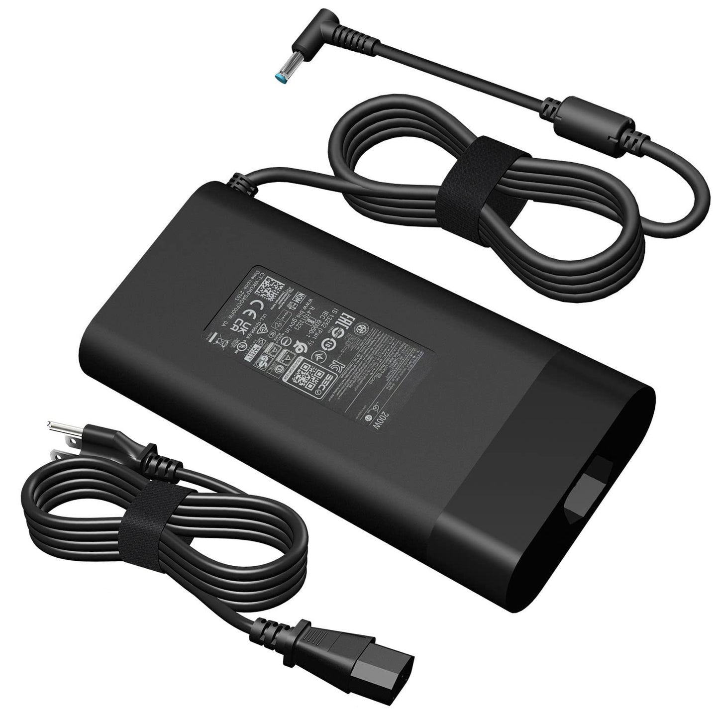 200W Laptop Charger Fit for HP Omen 15 17 Zbook 15 17 Fury 16 G9 G10 G11 Victus 15 16 Pavilion Gaming 15 17 Envy 15 2020 TPN-DA10 L00818-850 TPN-LA21 TPN-LA20 Power AC Adapter