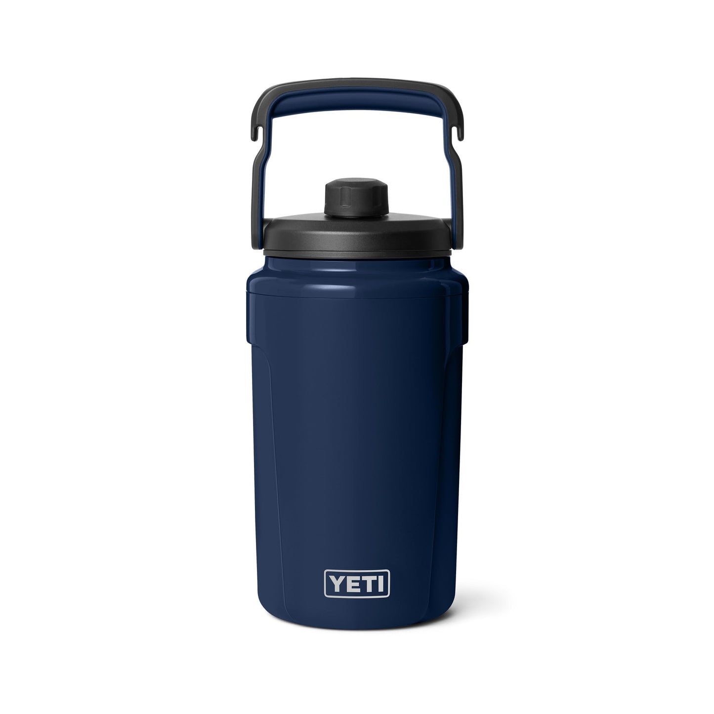 YETI Silo Half Gallon Insulated Chug Cap Water Jug – Leakproof, Lightweight Sports Bottle with Fence Hook Handle – Keeps Drinks Ice-Cold – Ideal for Gym, Sports & Tournaments, Navy